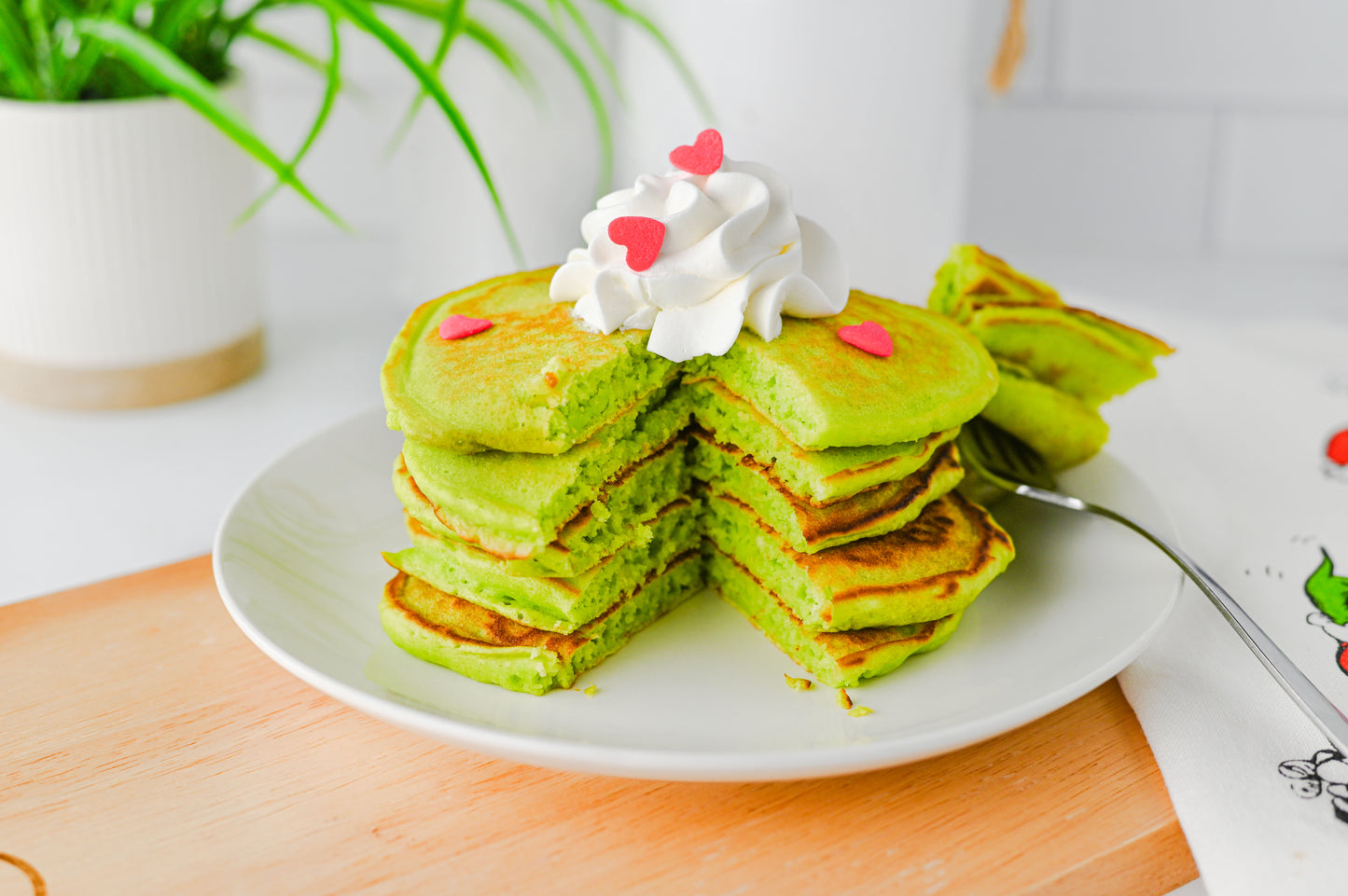 Grinch Pancakes Set #4