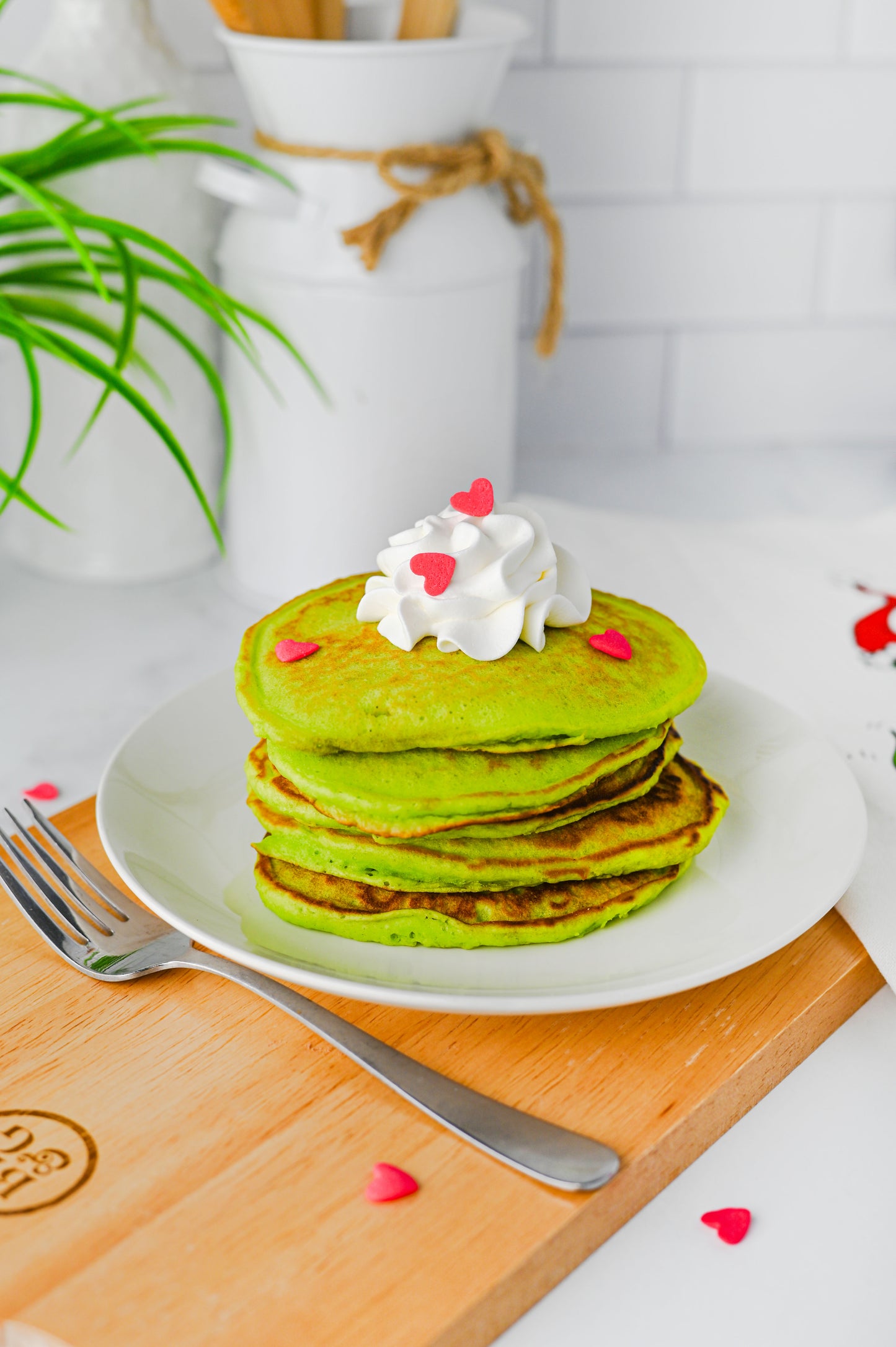 Grinch Pancakes Set #4