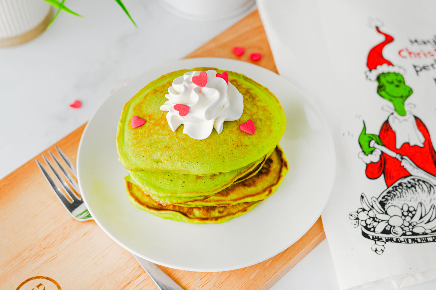 Grinch Pancakes Set #4