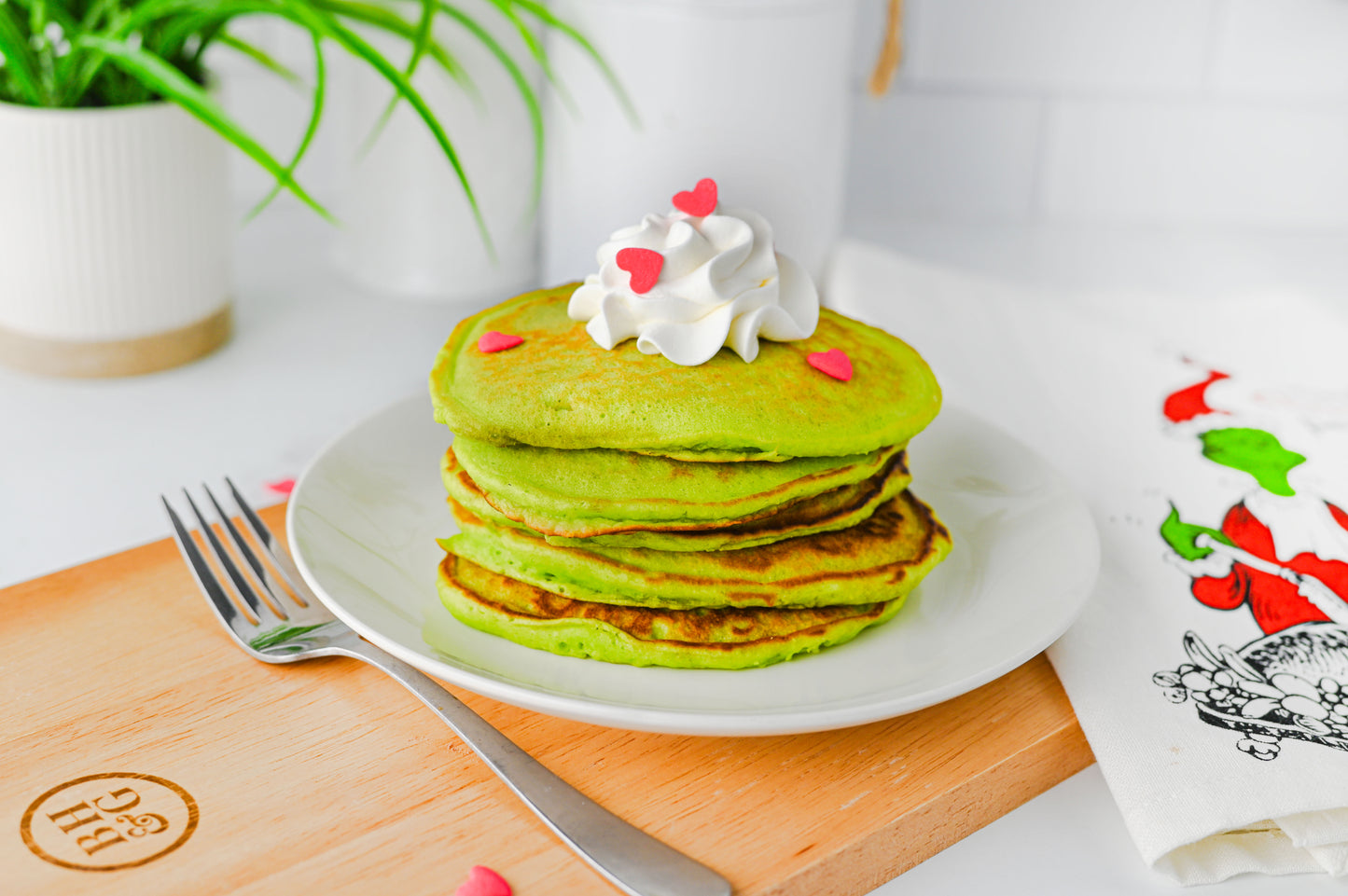 Grinch Pancakes Set #4