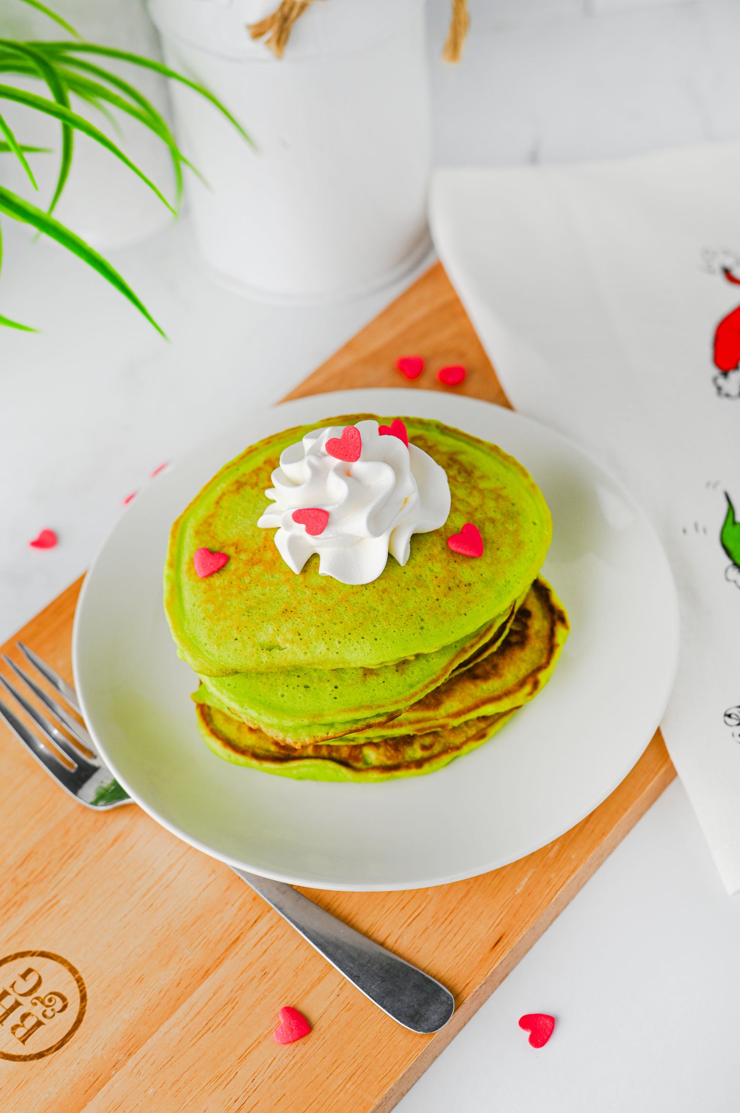 Grinch Pancakes Set #4