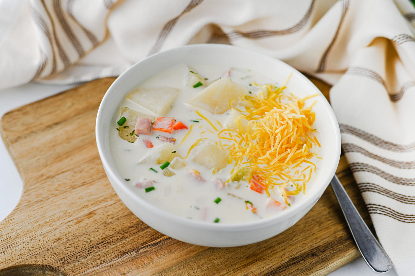 Slow Cooker Ham and Potato Soup Set #4