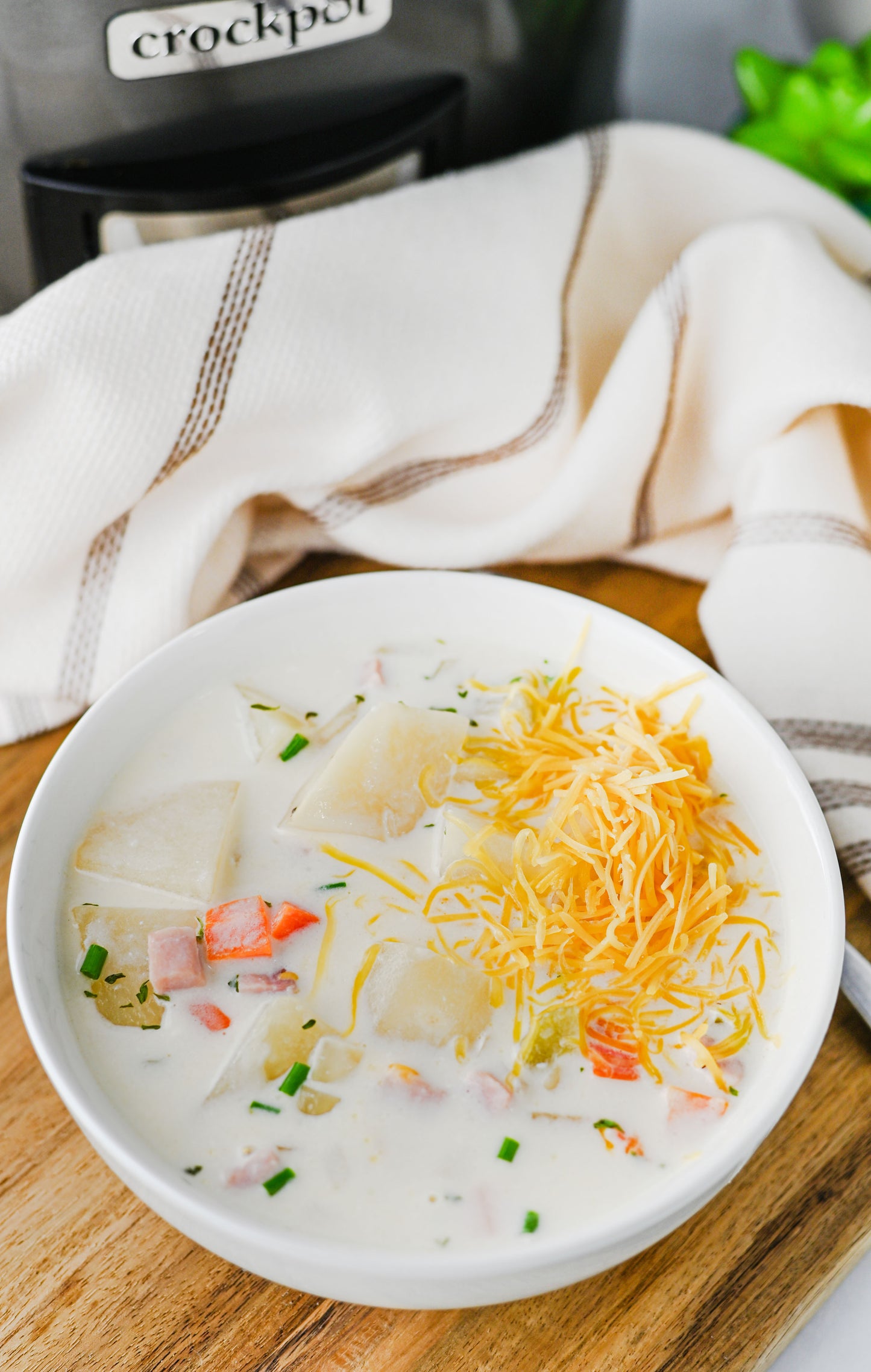 Slow Cooker Ham and Potato Soup Set #4