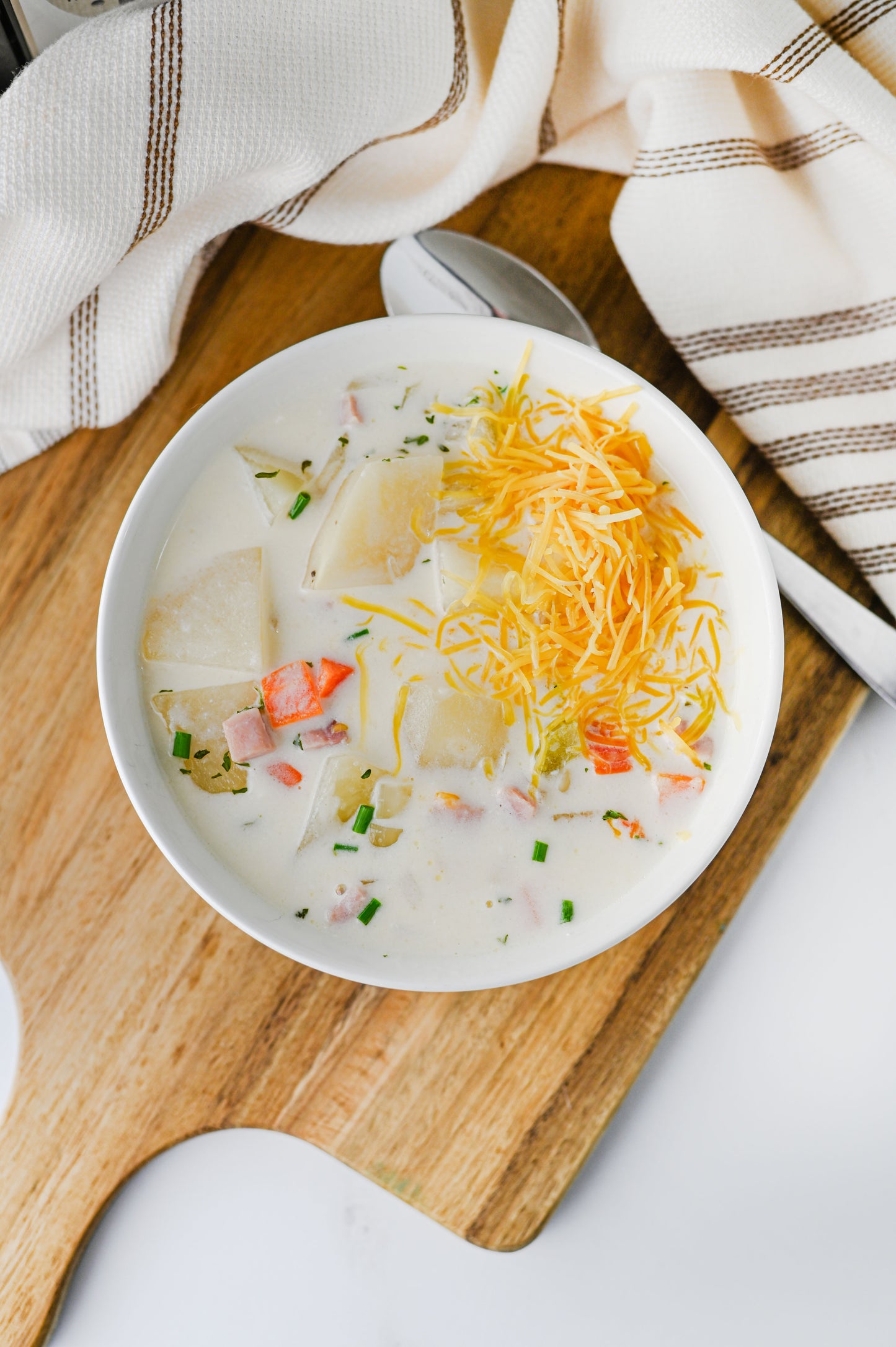 Slow Cooker Ham and Potato Soup Set #4