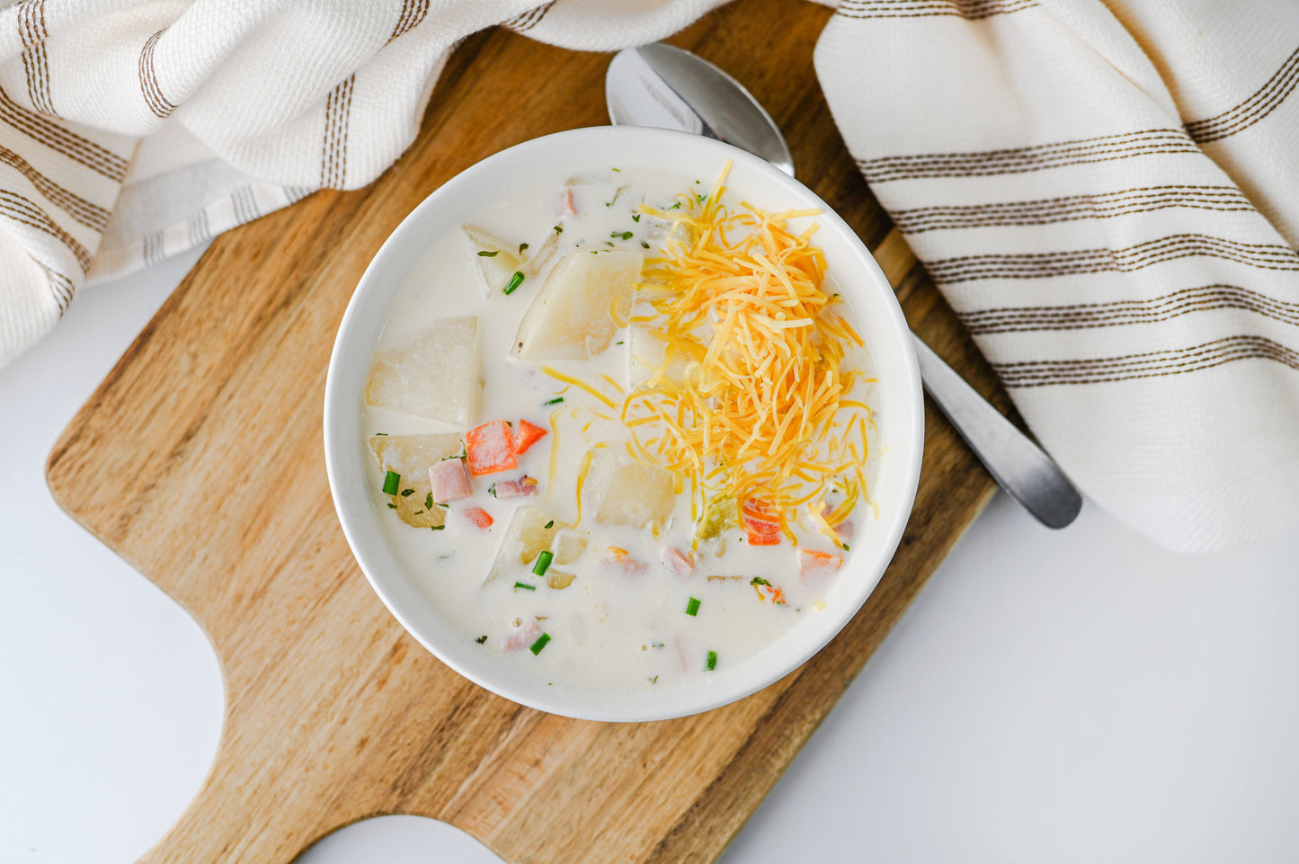 Slow Cooker Ham and Potato Soup Set #4