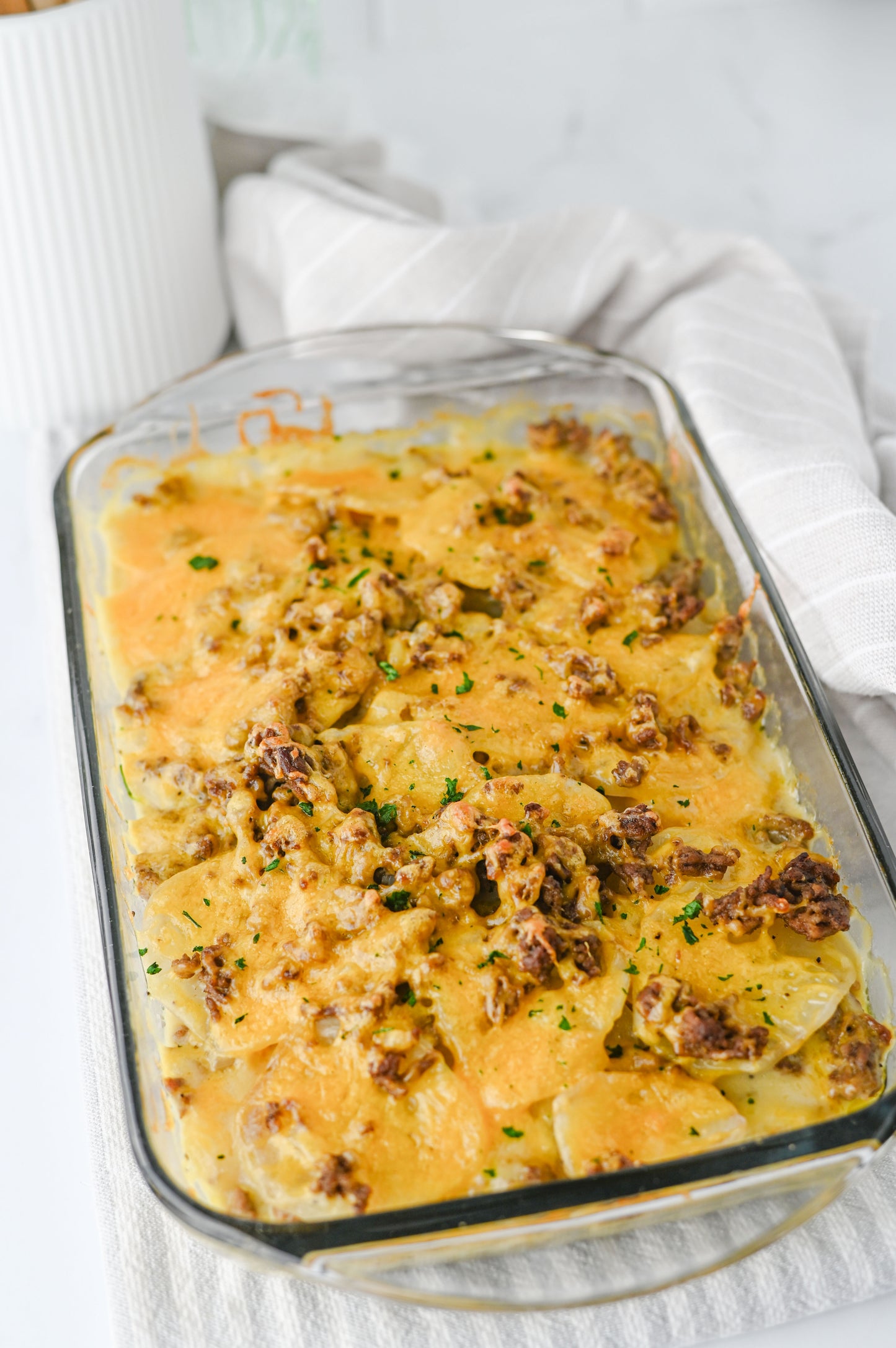 Hamburger Potato Casserole Set #4