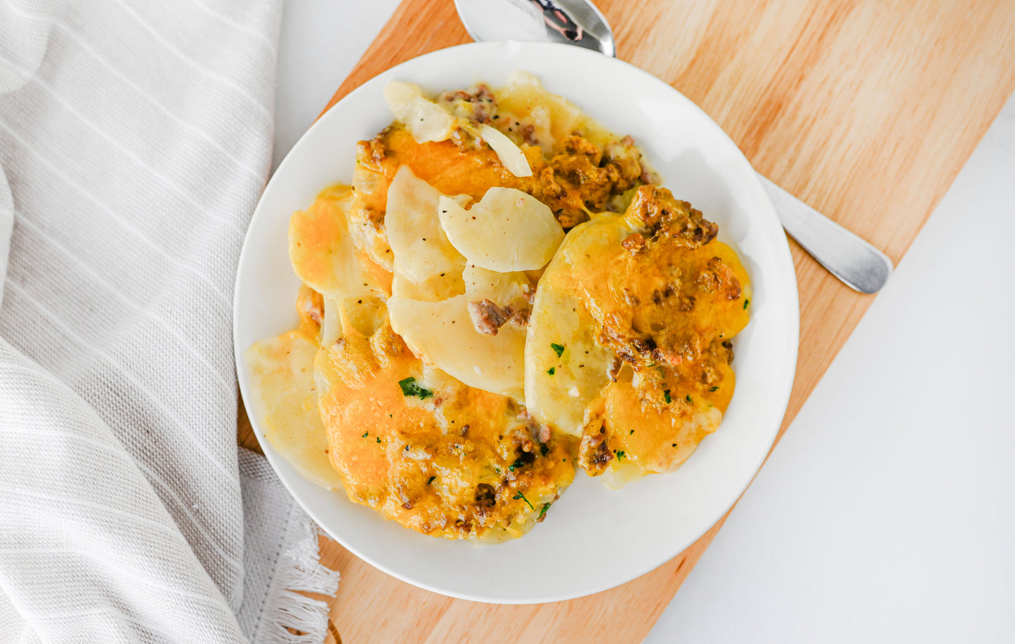 Hamburger Potato Casserole Set #4