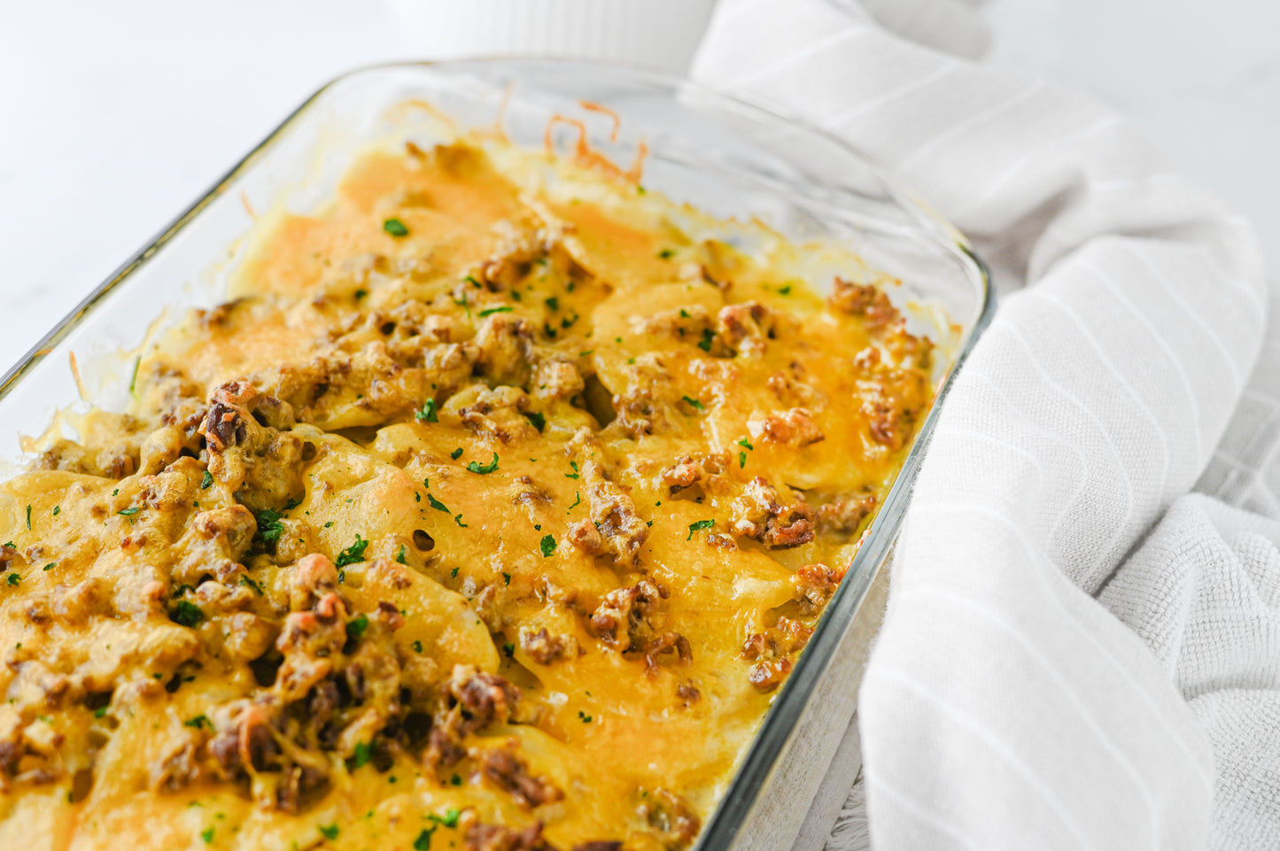 Hamburger Potato Casserole Set #4