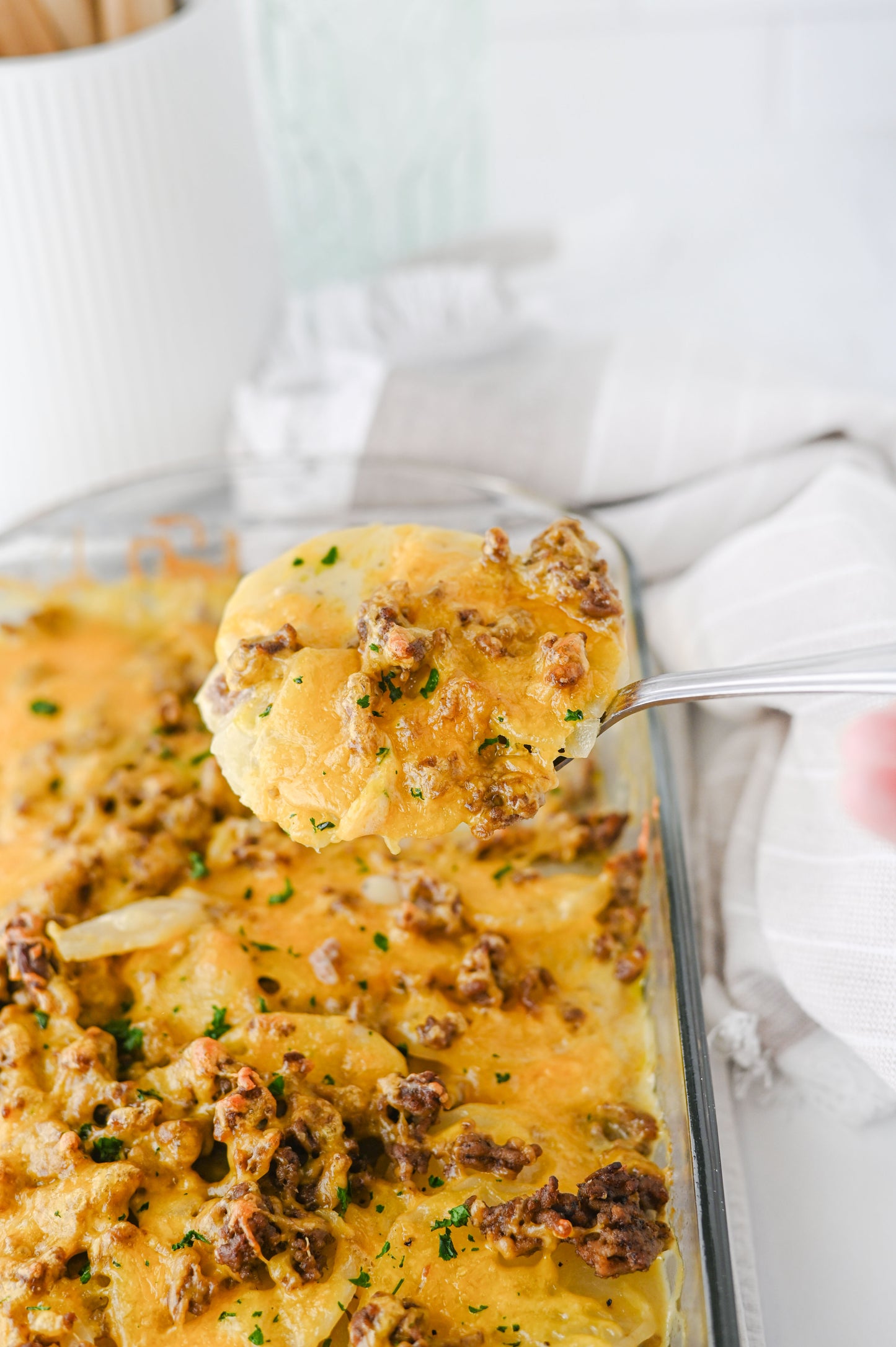 Hamburger Potato Casserole Set #4