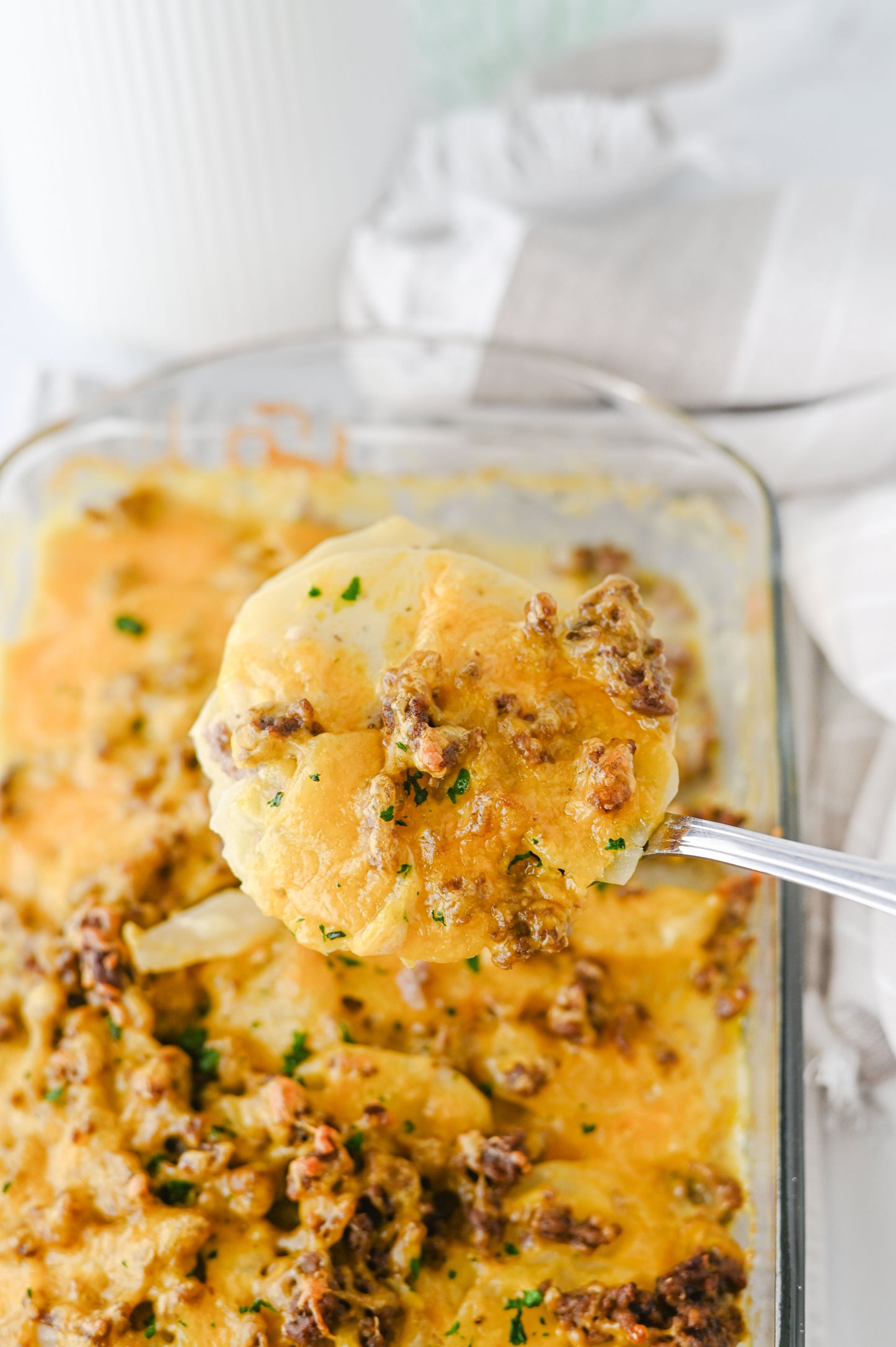 Hamburger Potato Casserole Set #4