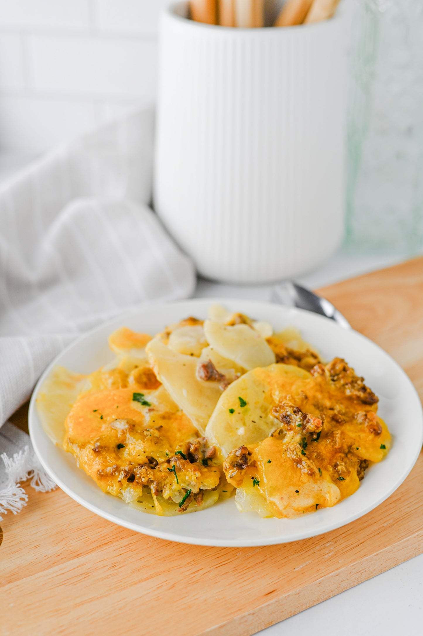 Hamburger Potato Casserole Set #4