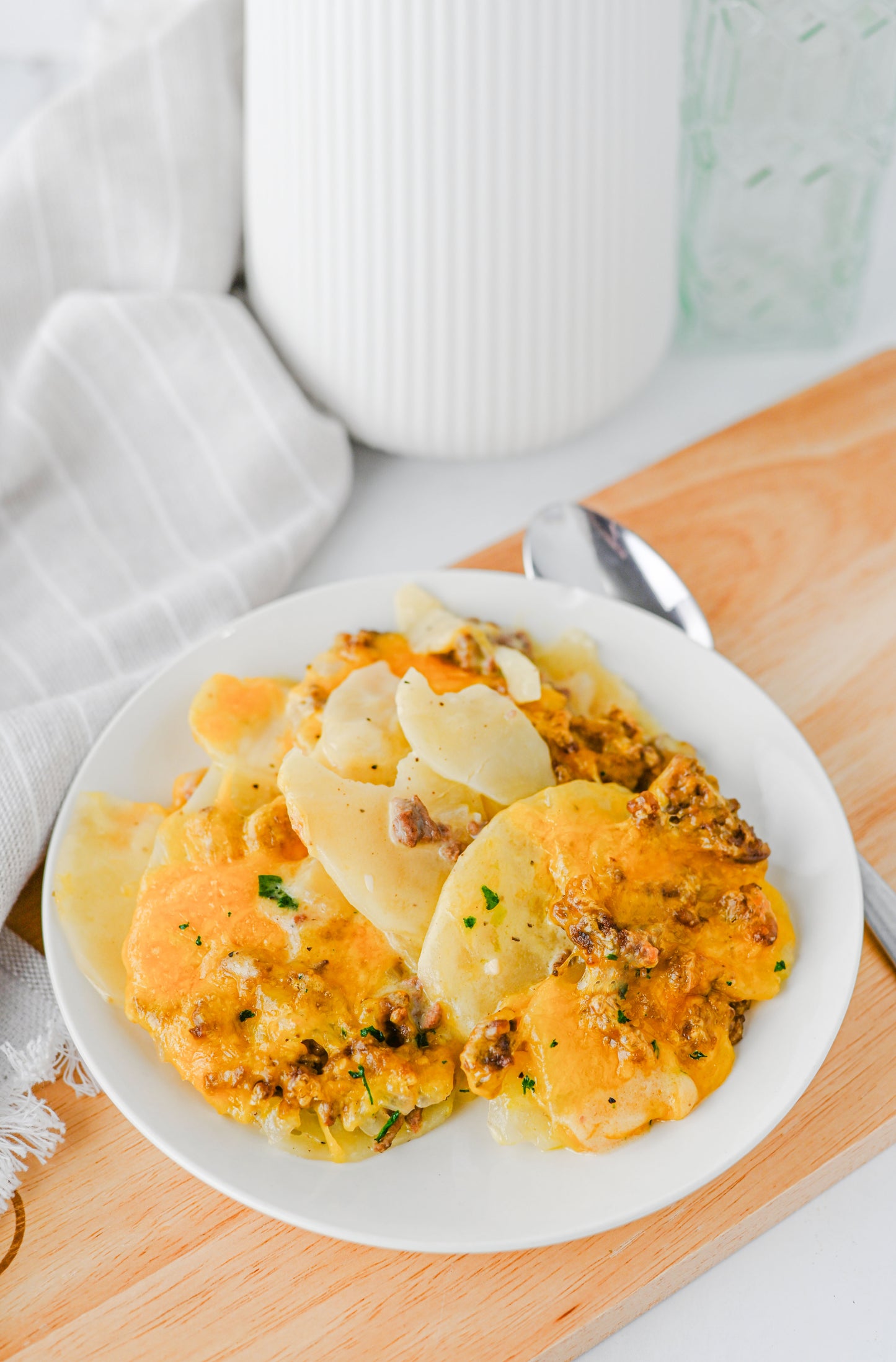 Hamburger Potato Casserole Set #4