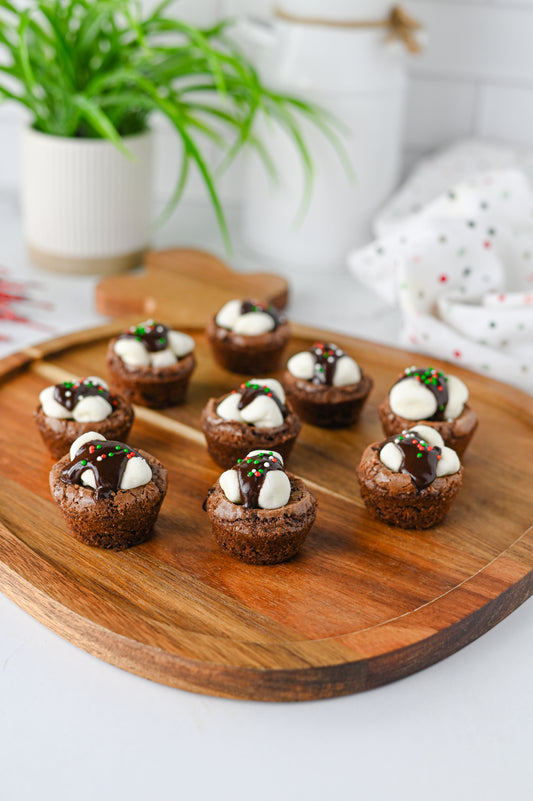 Hot Cocoa Brownie Bites Set #4