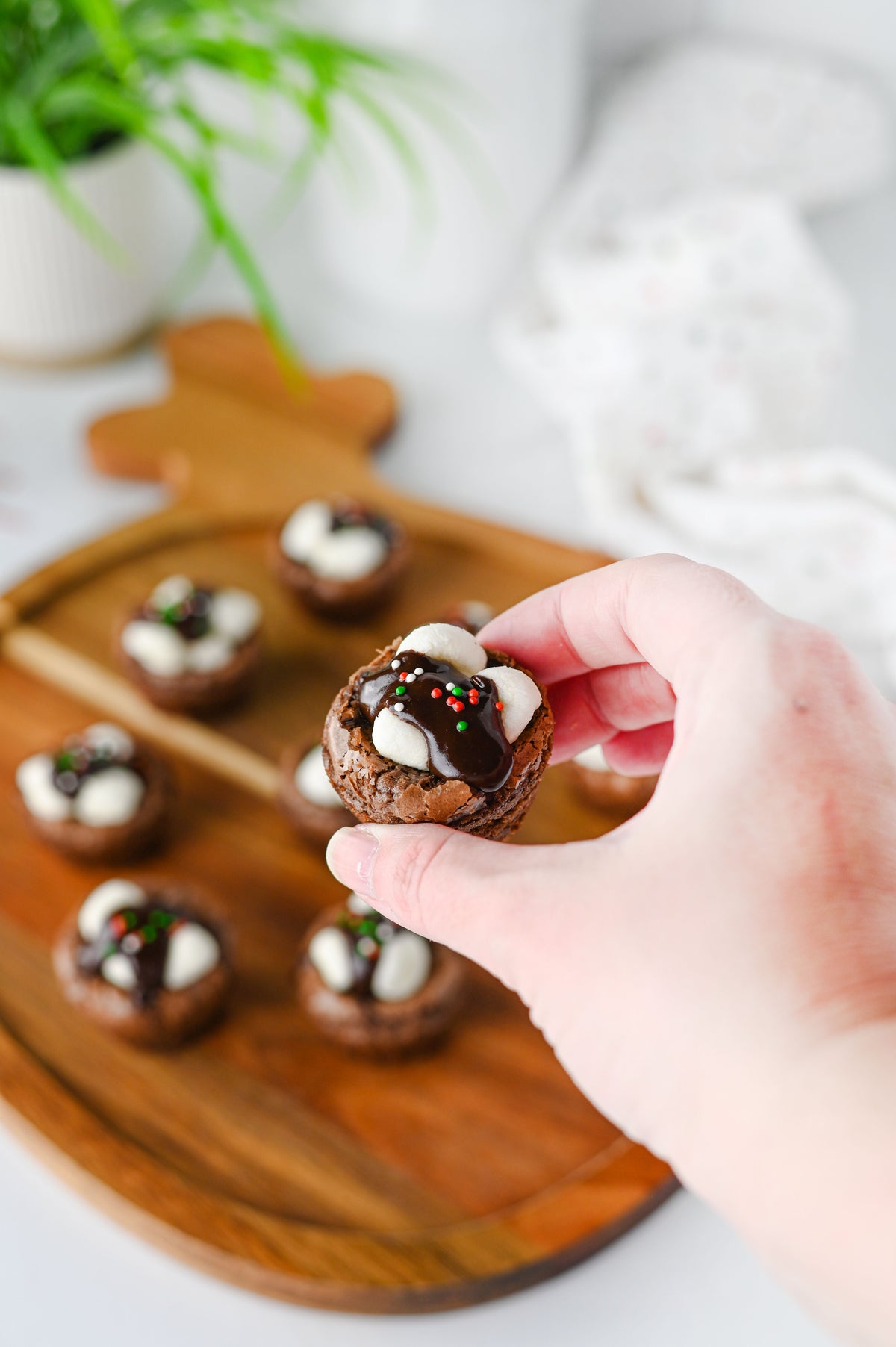 Hot Cocoa Brownie Bites Set #4