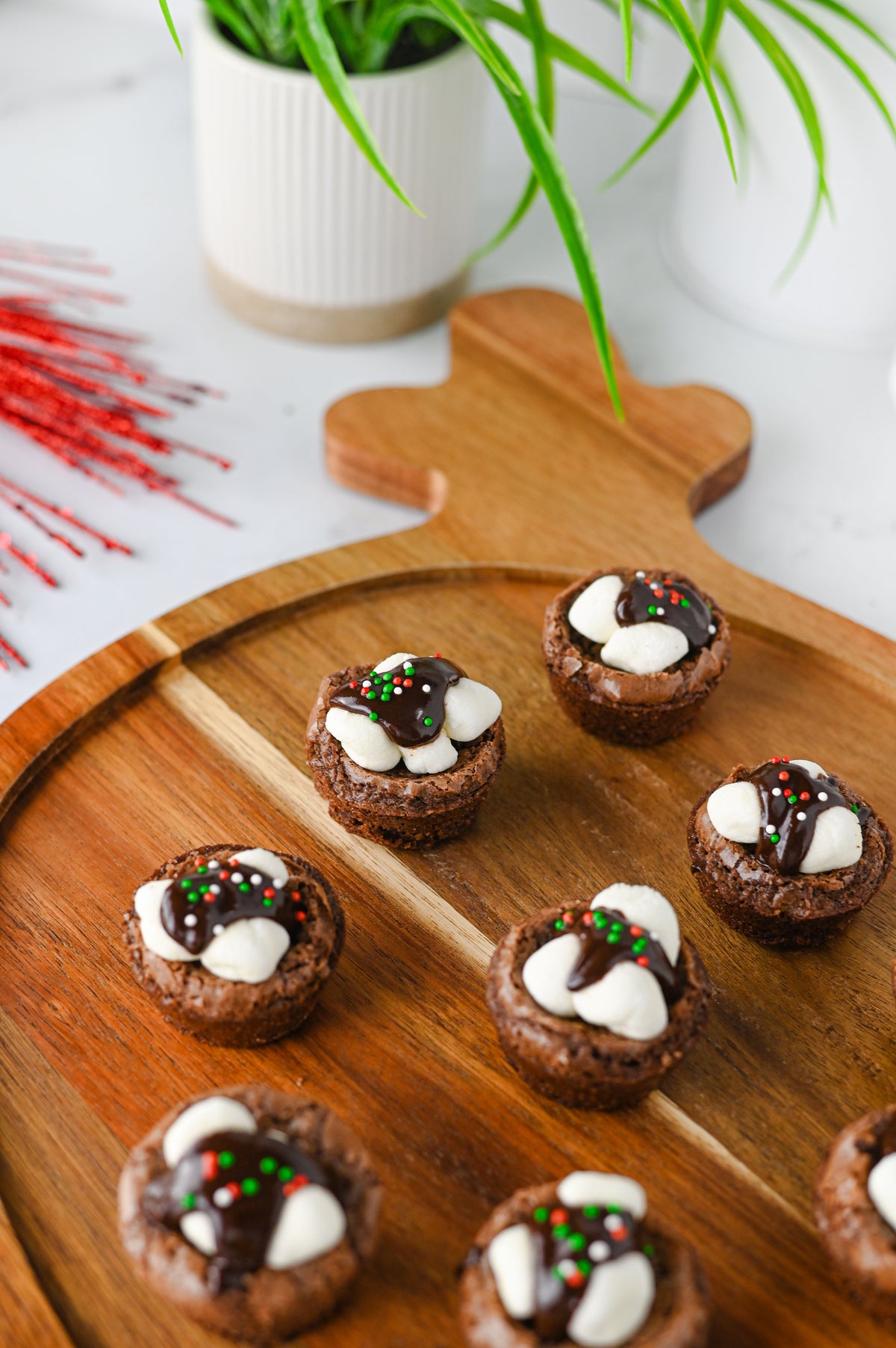 Hot Cocoa Brownie Bites Set #4