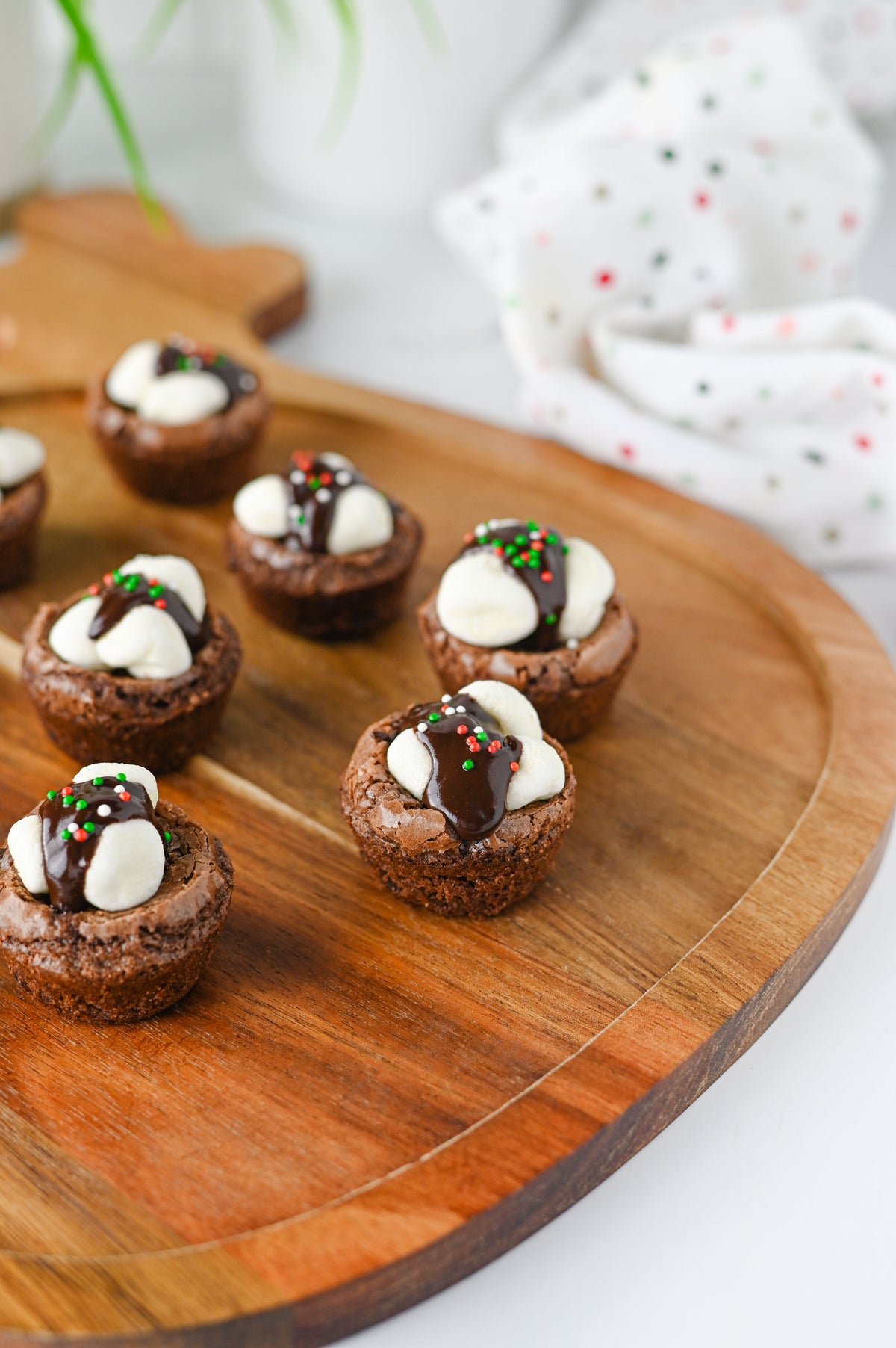 Hot Cocoa Brownie Bites Set #4