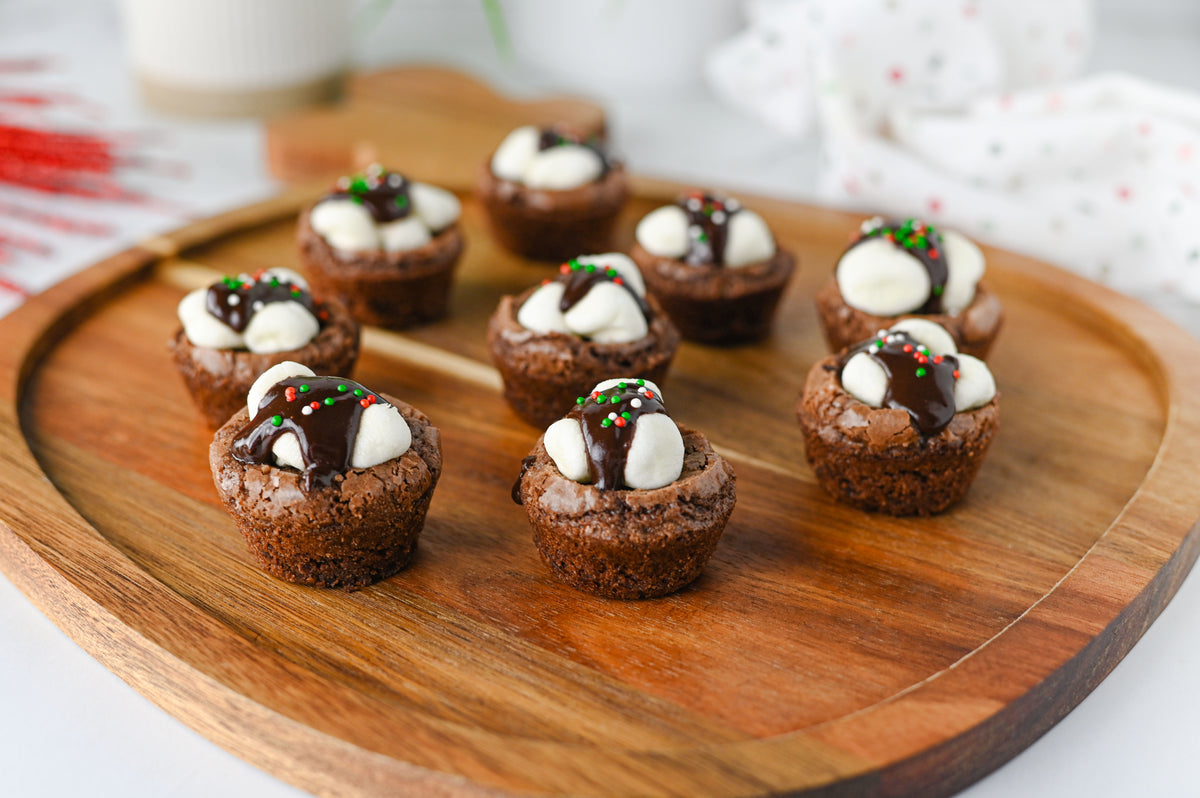 Hot Cocoa Brownie Bites Set #4
