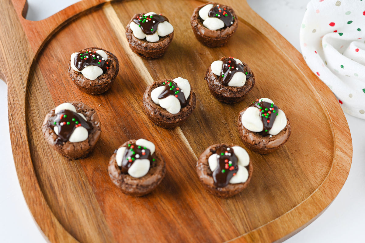 Hot Cocoa Brownie Bites Set #4