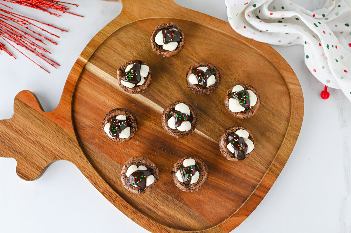 Hot Cocoa Brownie Bites Set #4