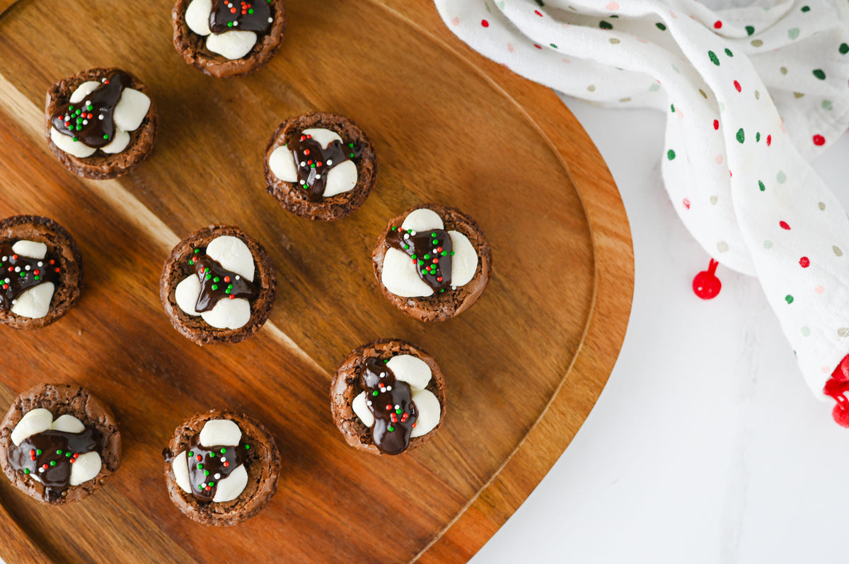 Hot Cocoa Brownie Bites Set #4