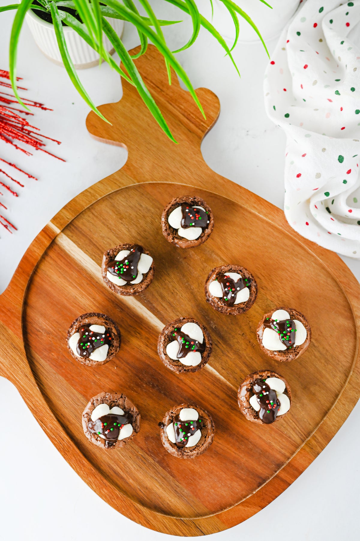 Hot Cocoa Brownie Bites Set #4