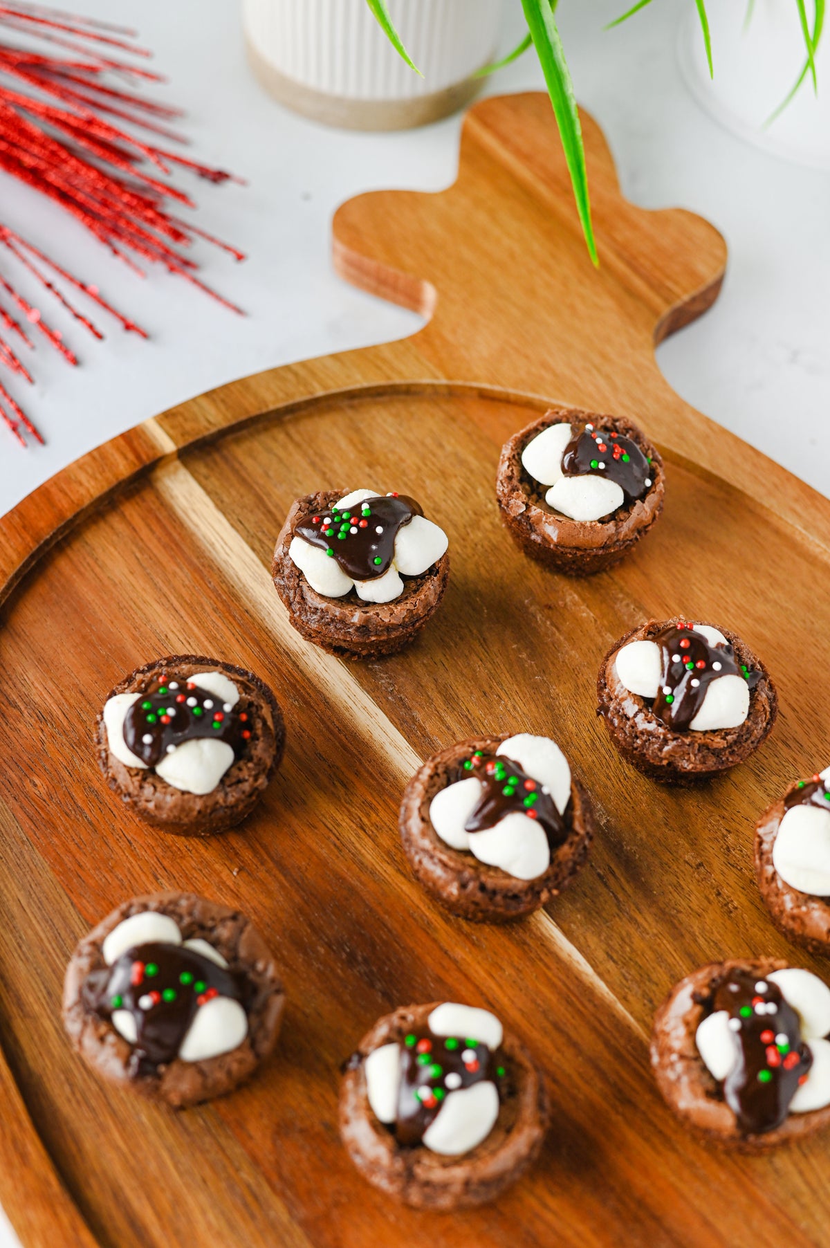 Hot Cocoa Brownie Bites Set #4