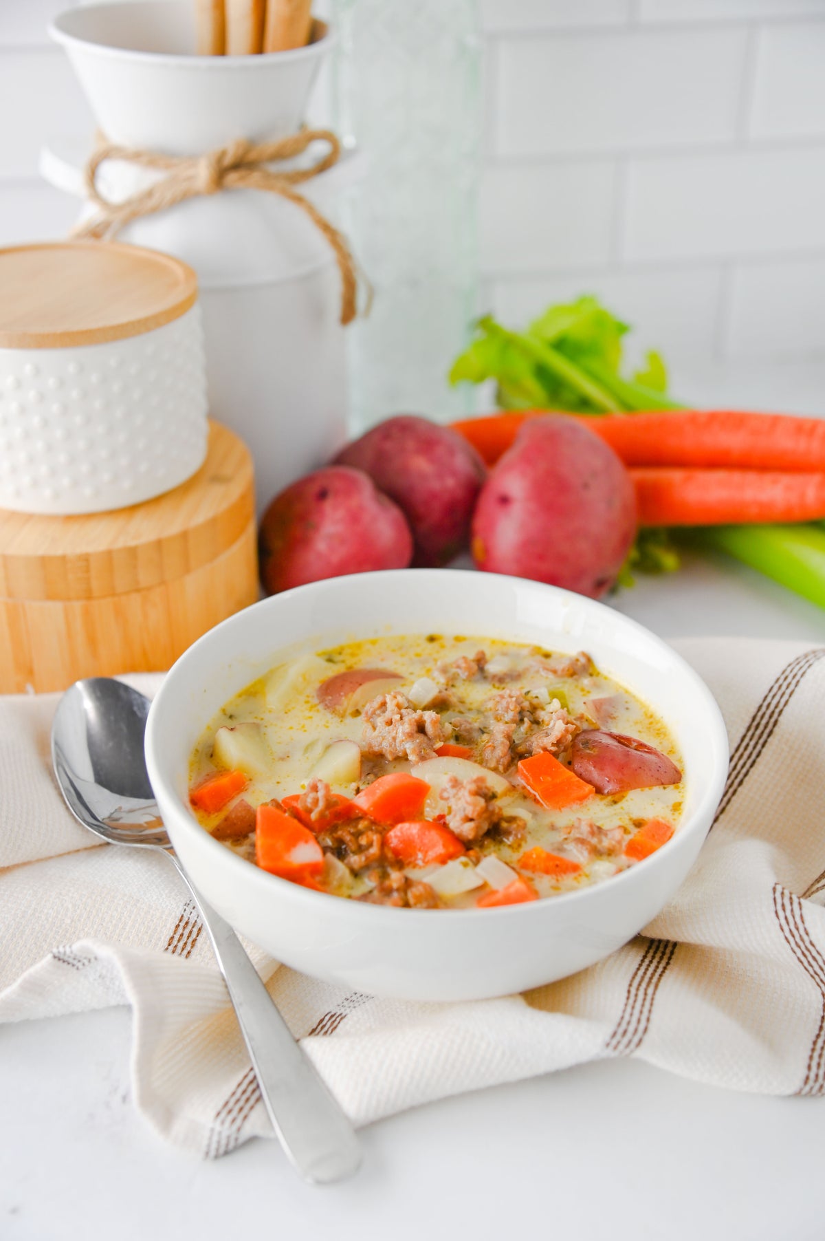 Italian Sausage Potato Soup Set #4