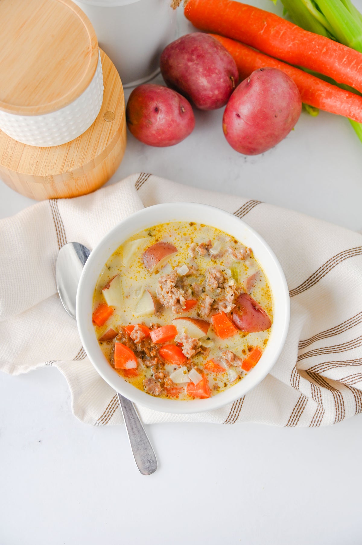 Italian Sausage Potato Soup Set #4