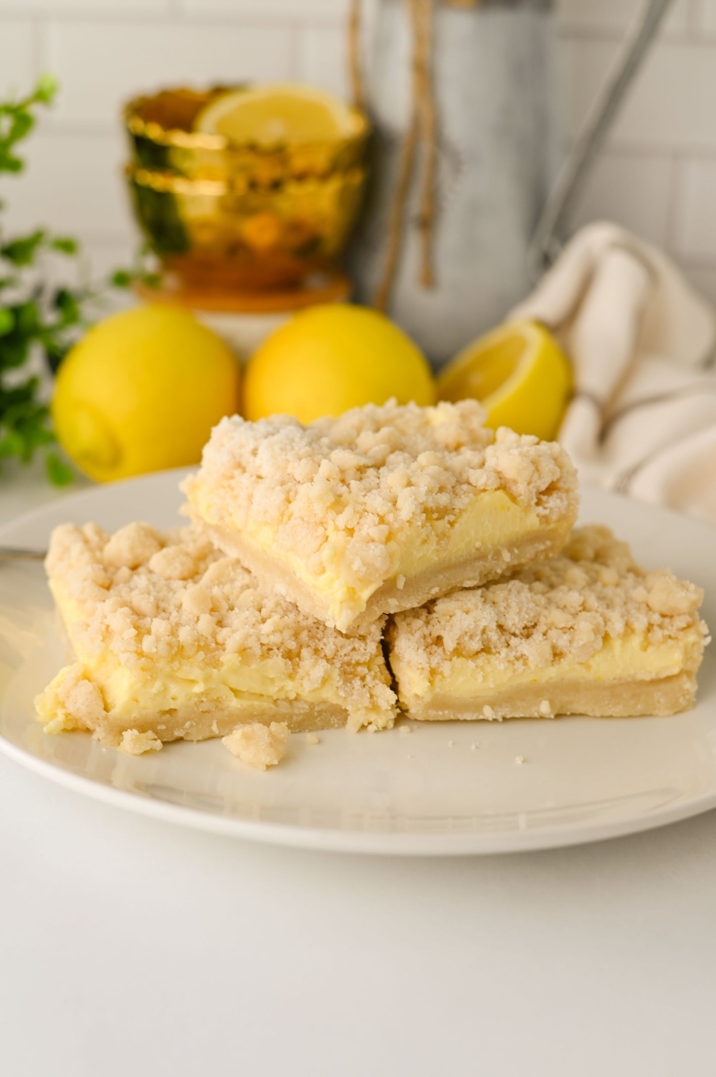 Lemon Crumb Bars Set #4