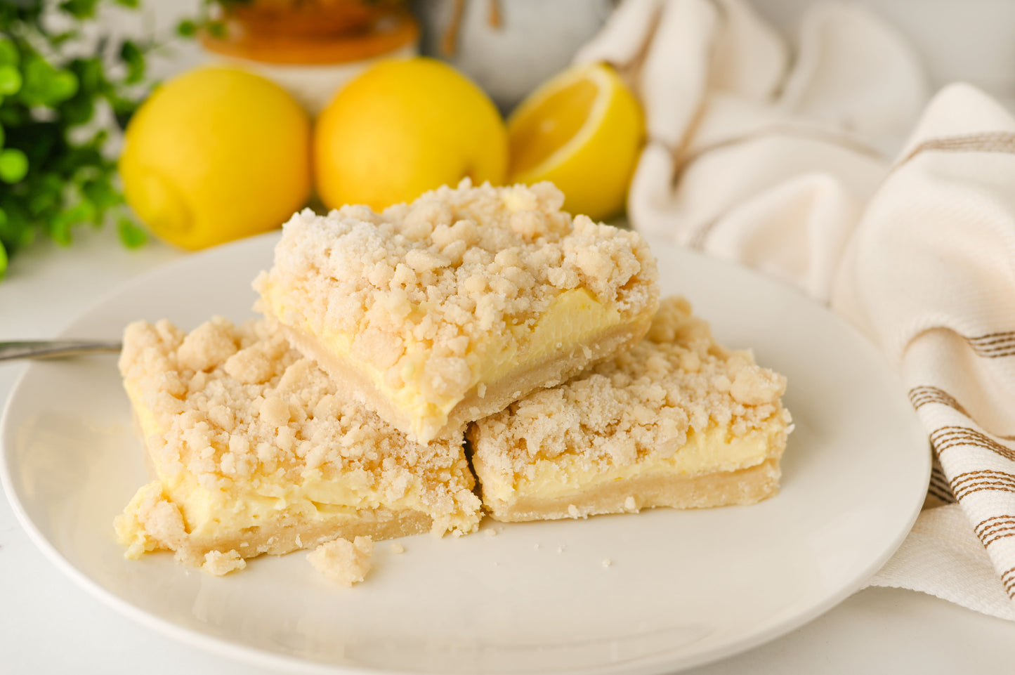 Lemon Crumb Bars Set #4