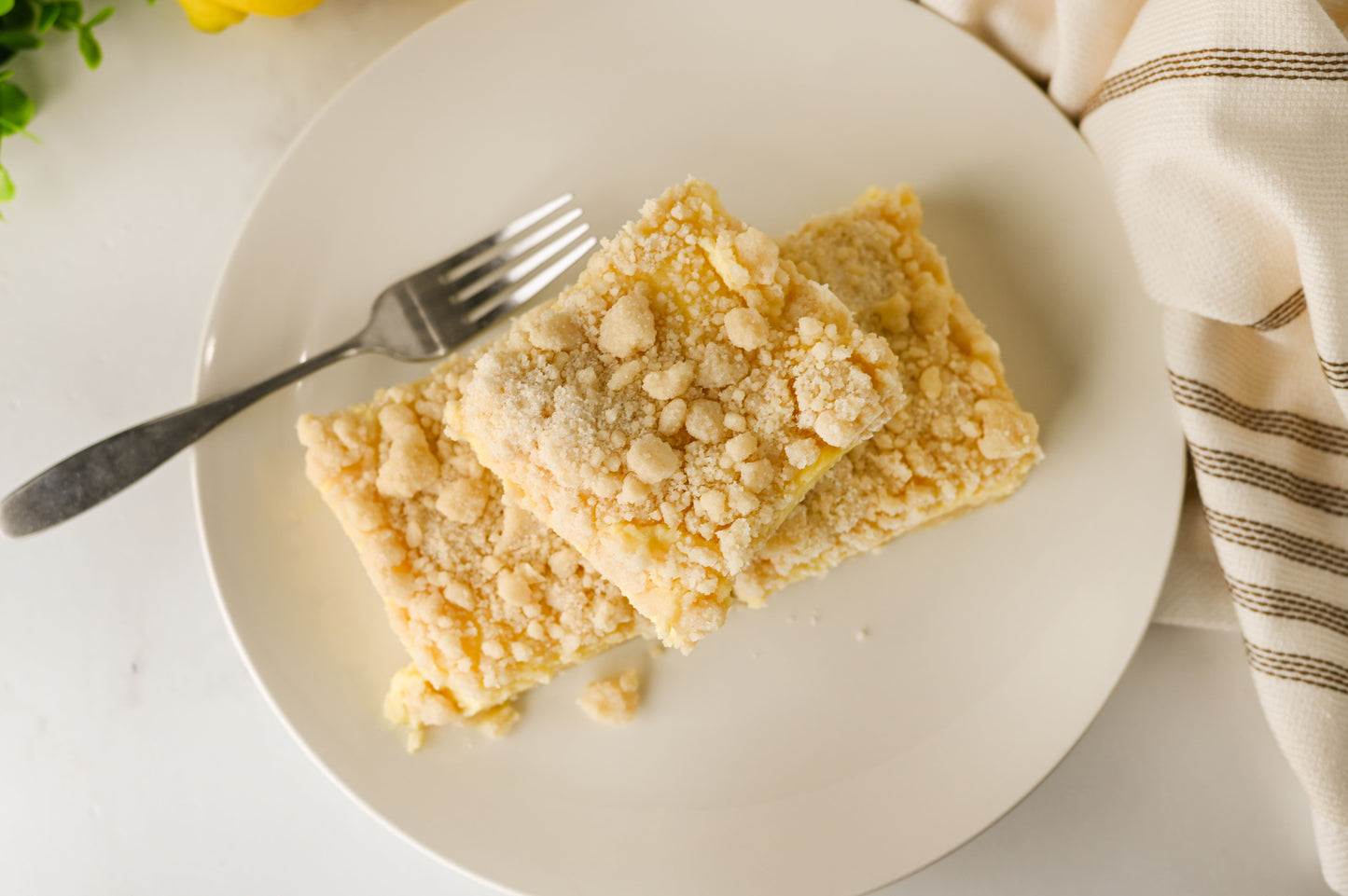 Lemon Crumb Bars Set #4