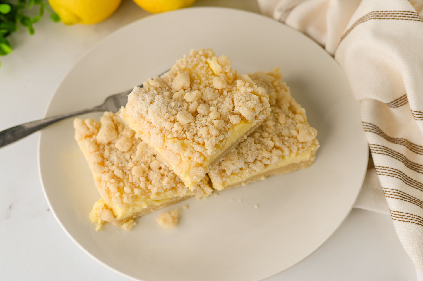 Lemon Crumb Bars Set #4