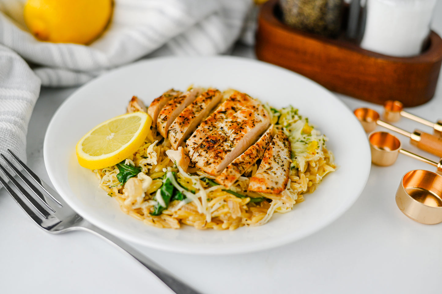 Lemon Chicken Orzo Set #4