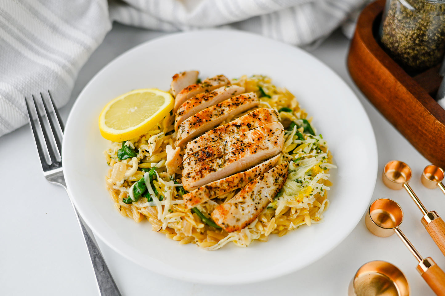 Lemon Chicken Orzo Set #4