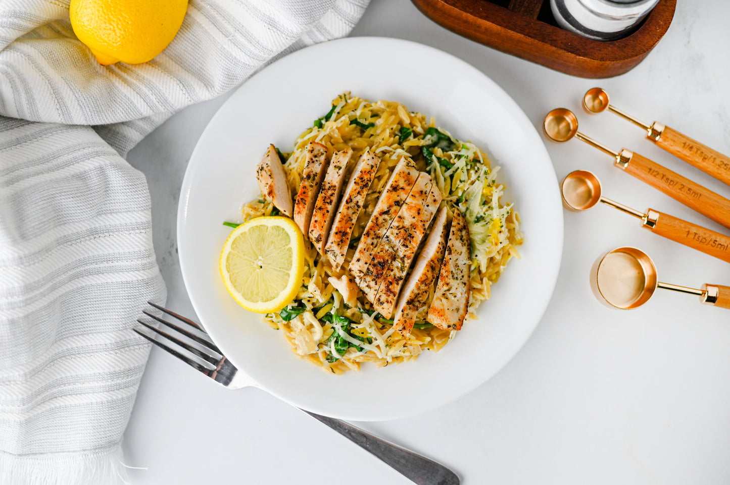 Lemon Chicken Orzo Set #4