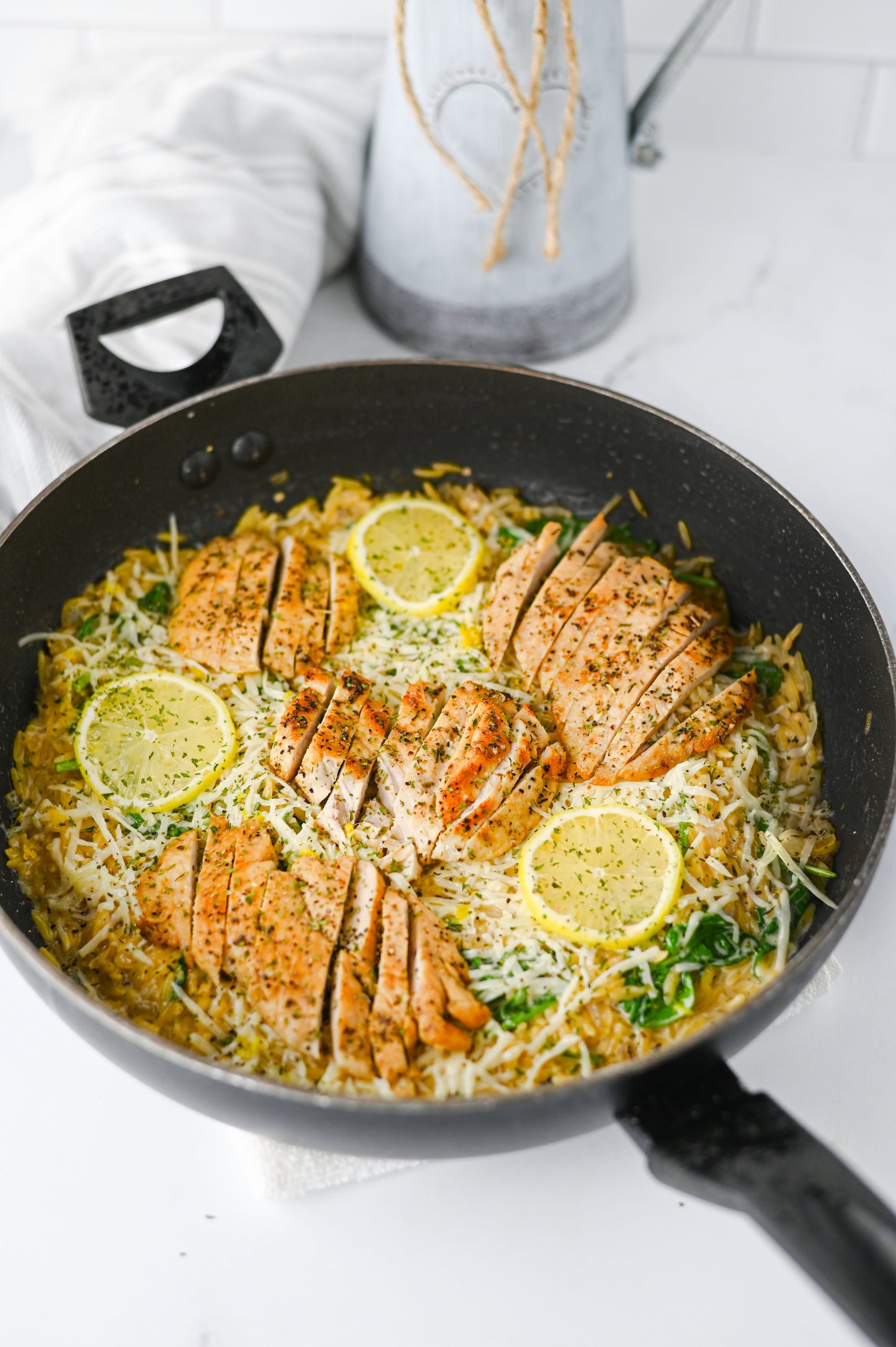 Lemon Chicken Orzo Set #4