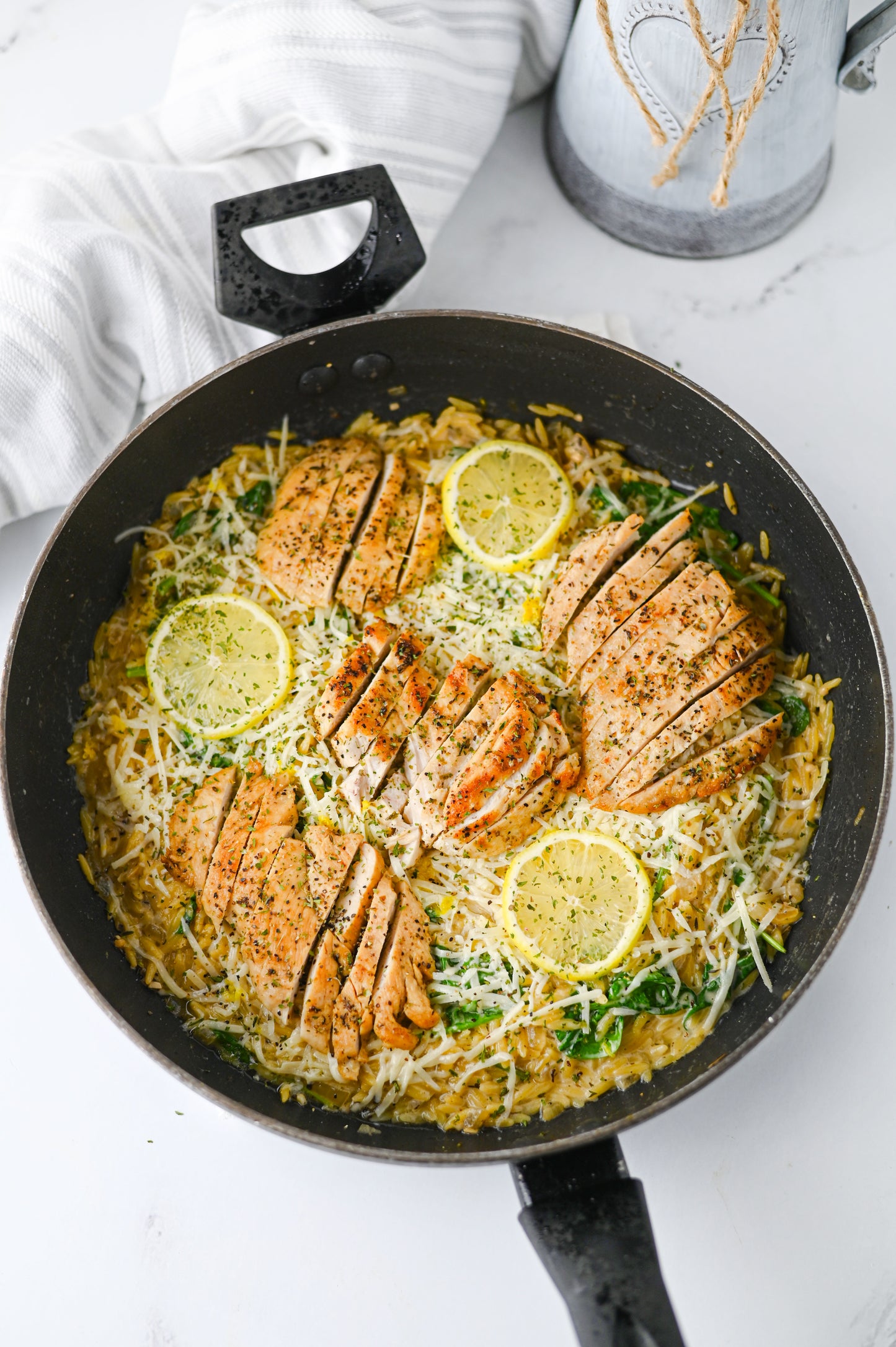 Lemon Chicken Orzo Set #4