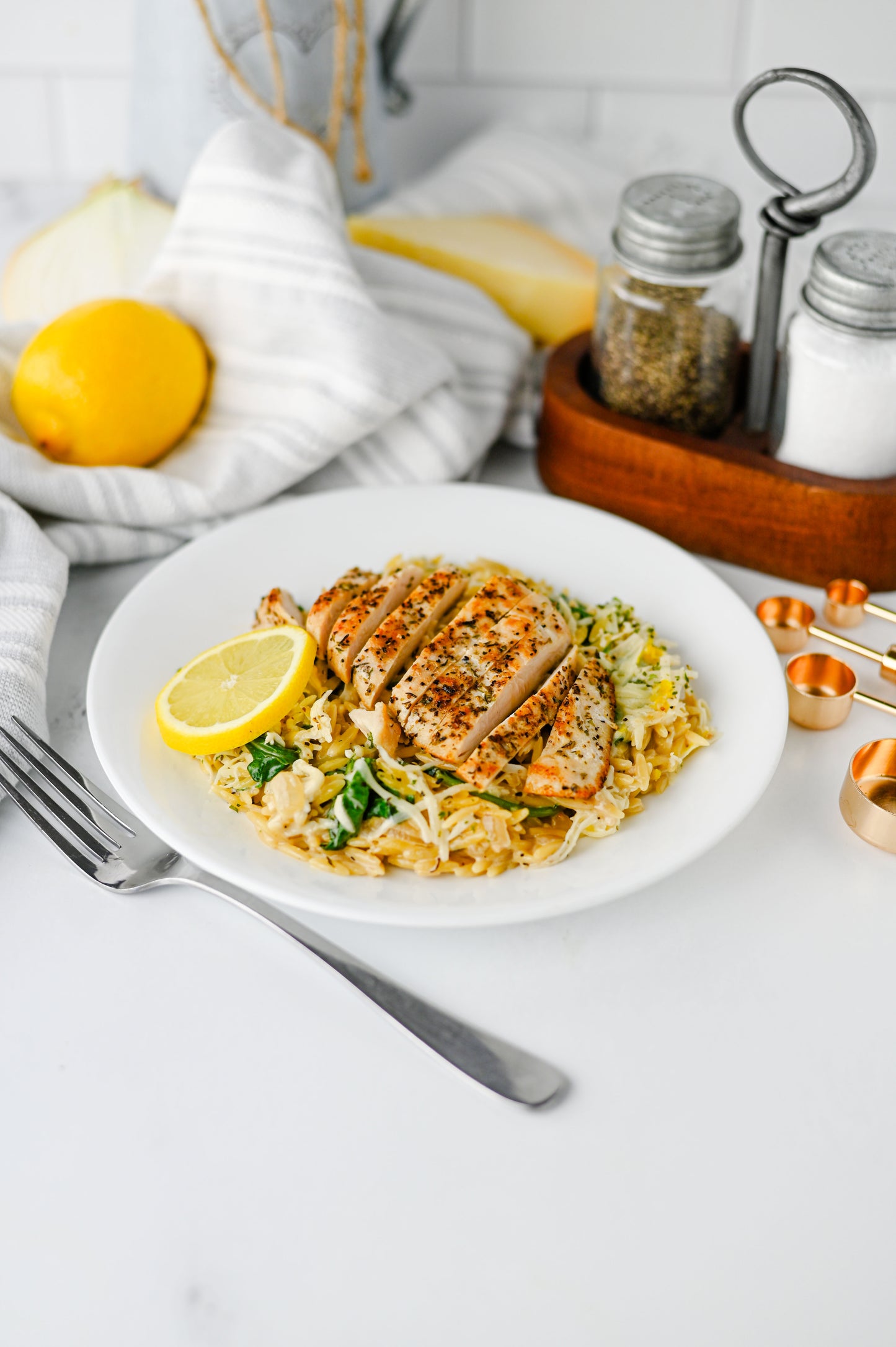 Lemon Chicken Orzo Set #4
