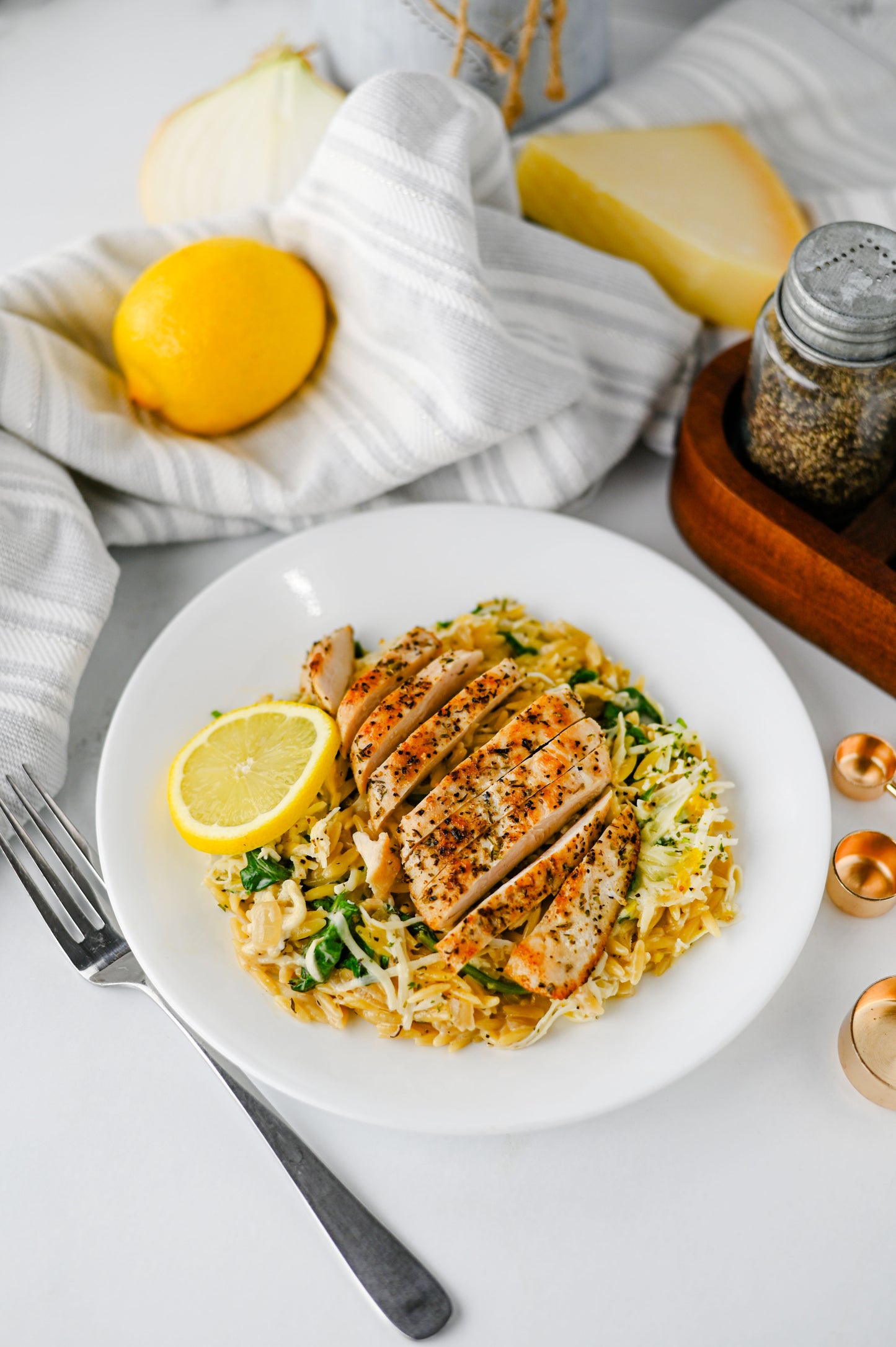 Lemon Chicken Orzo Set #4