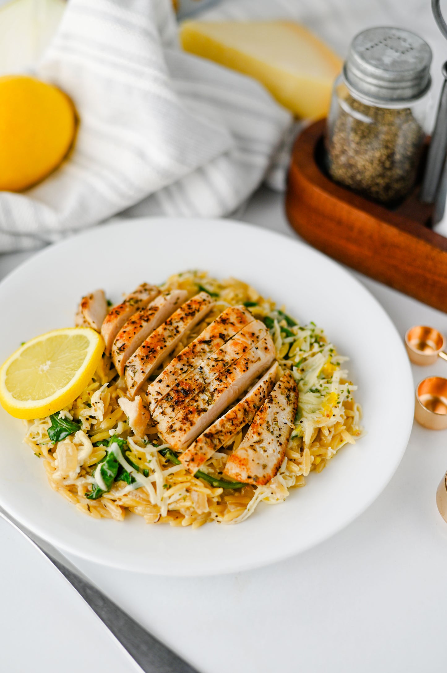 Lemon Chicken Orzo Set #4