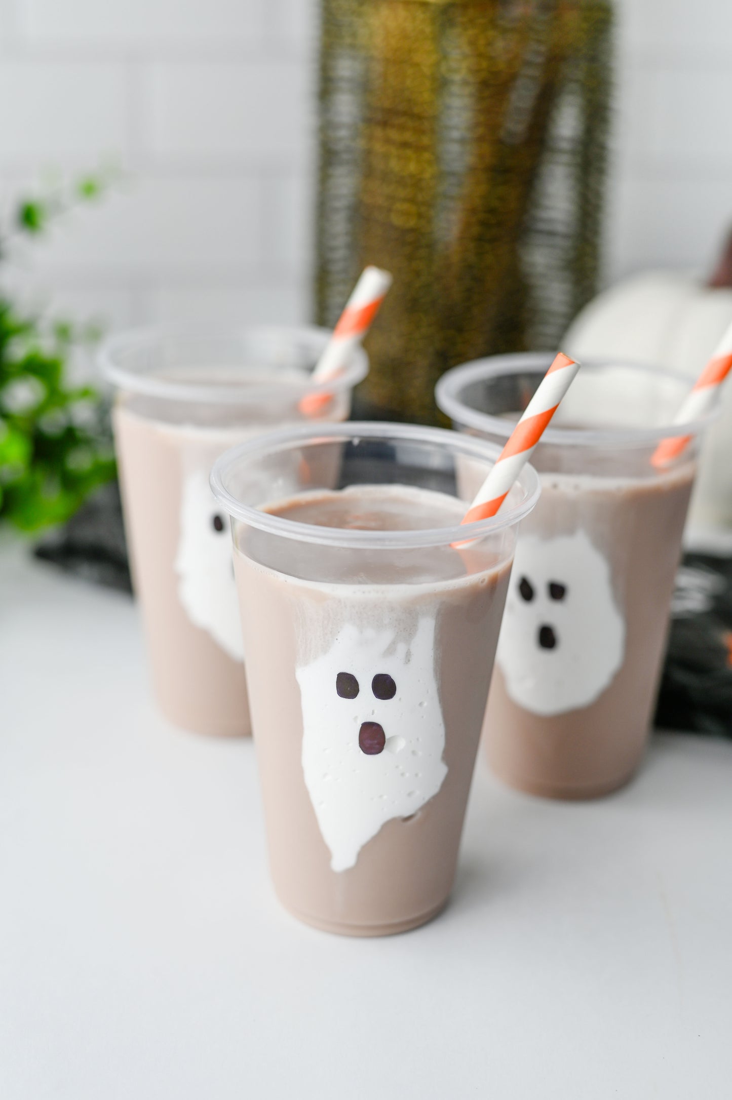 Marshmallow Fluff Ghost Cups Set #4