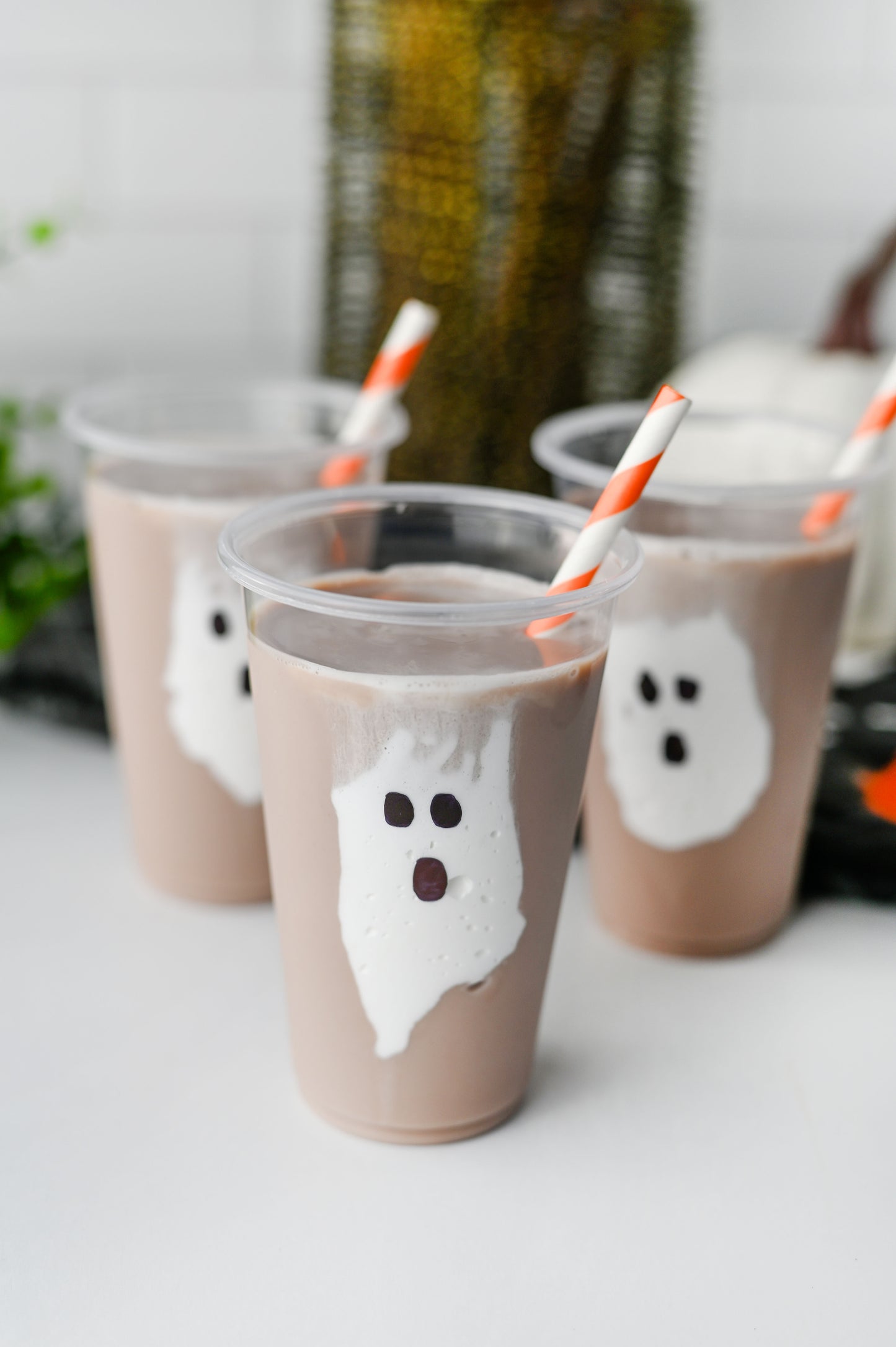 Marshmallow Fluff Ghost Cups Set #4