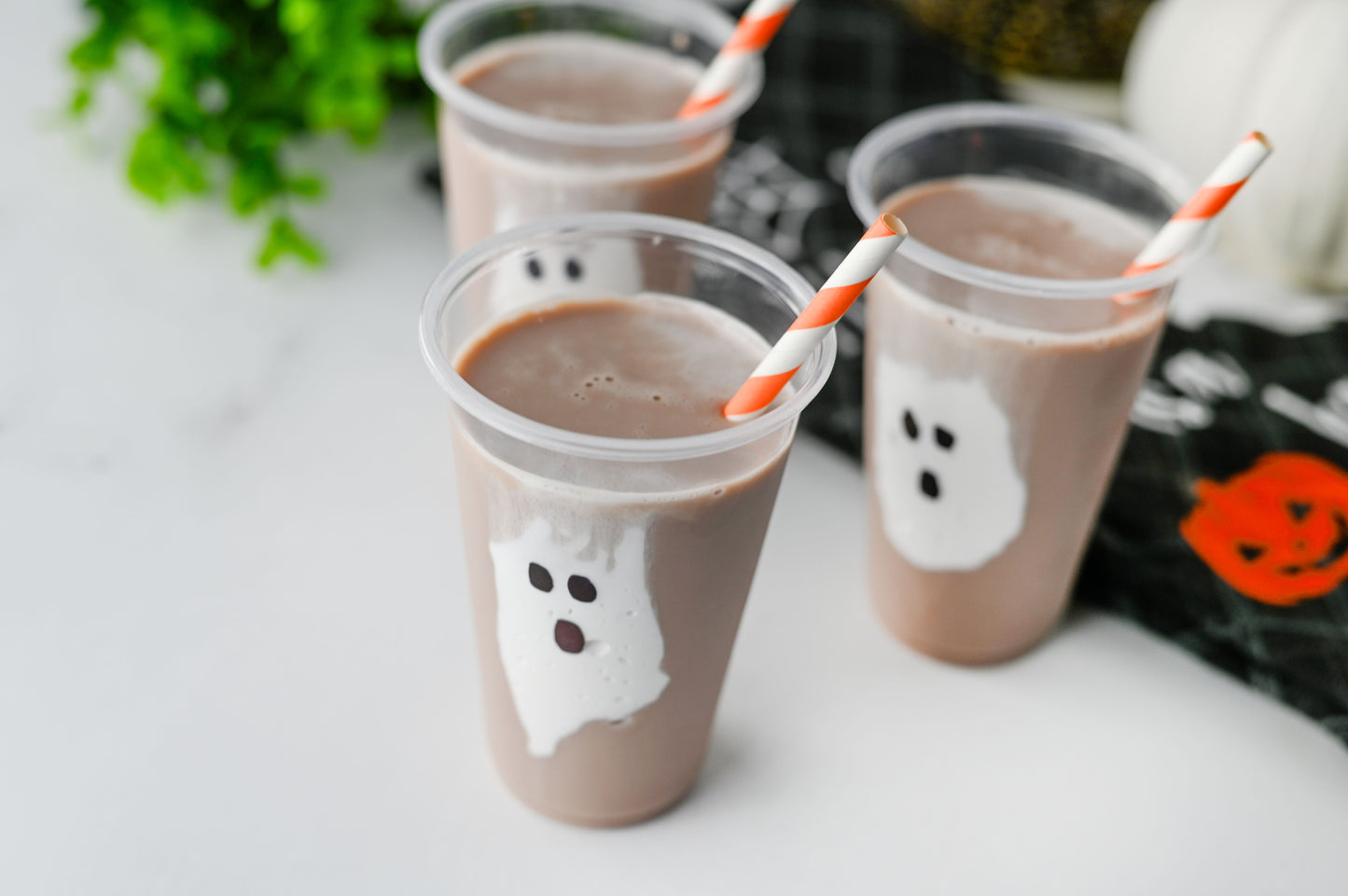 Marshmallow Fluff Ghost Cups Set #4