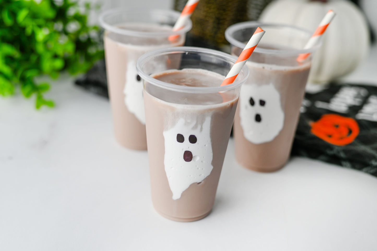 Marshmallow Fluff Ghost Cups Set #4