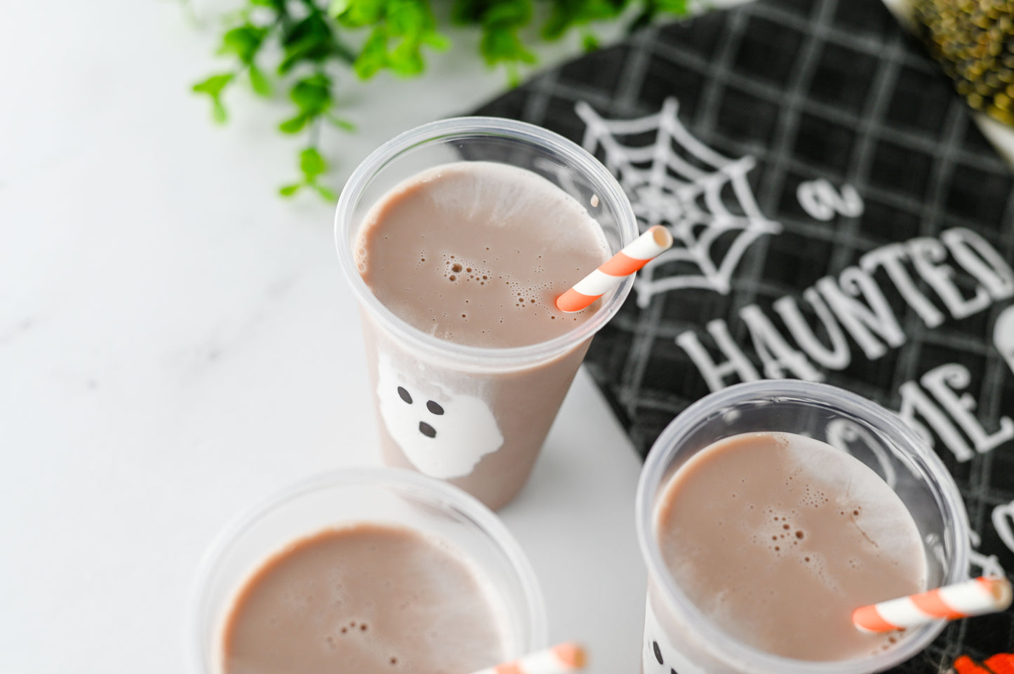 Marshmallow Fluff Ghost Cups Set #4