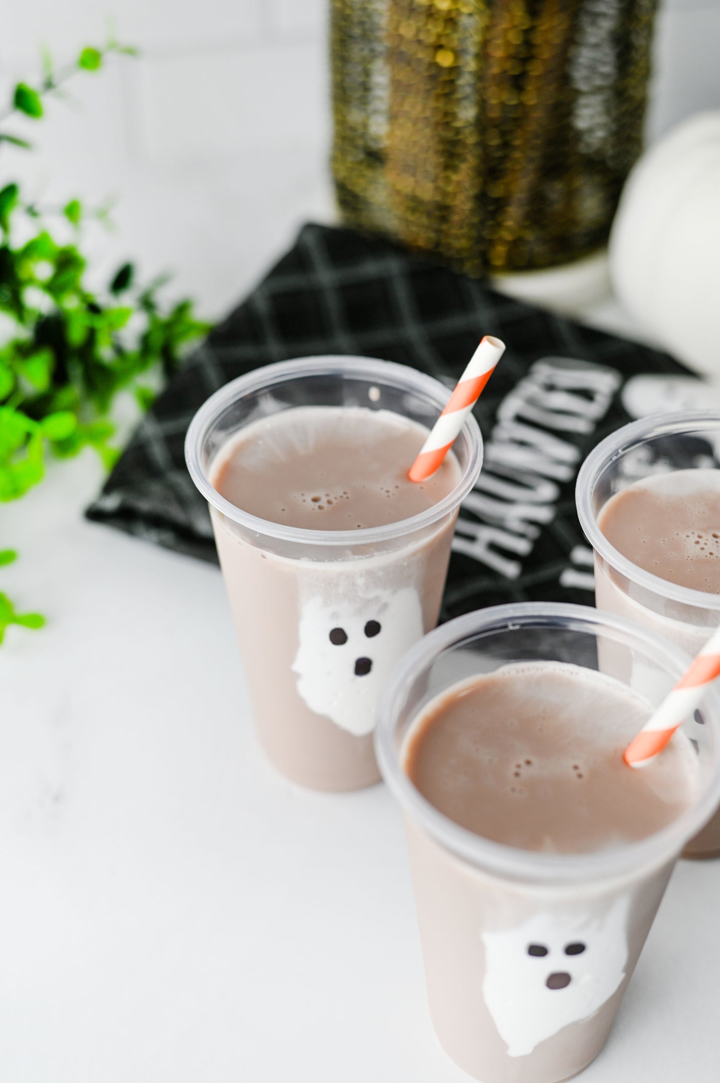 Marshmallow Fluff Ghost Cups Set #4