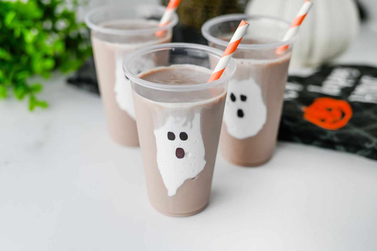 Marshmallow Fluff Ghost Cups Set #4