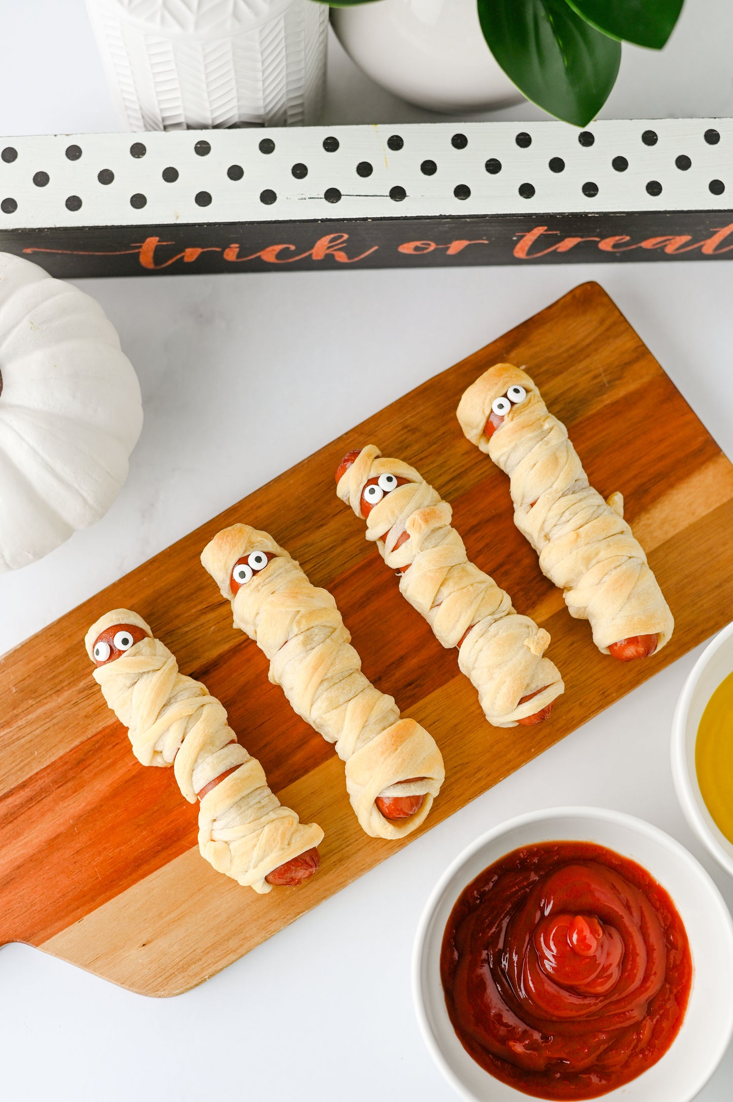 Mummy Hot Dogs Set #4