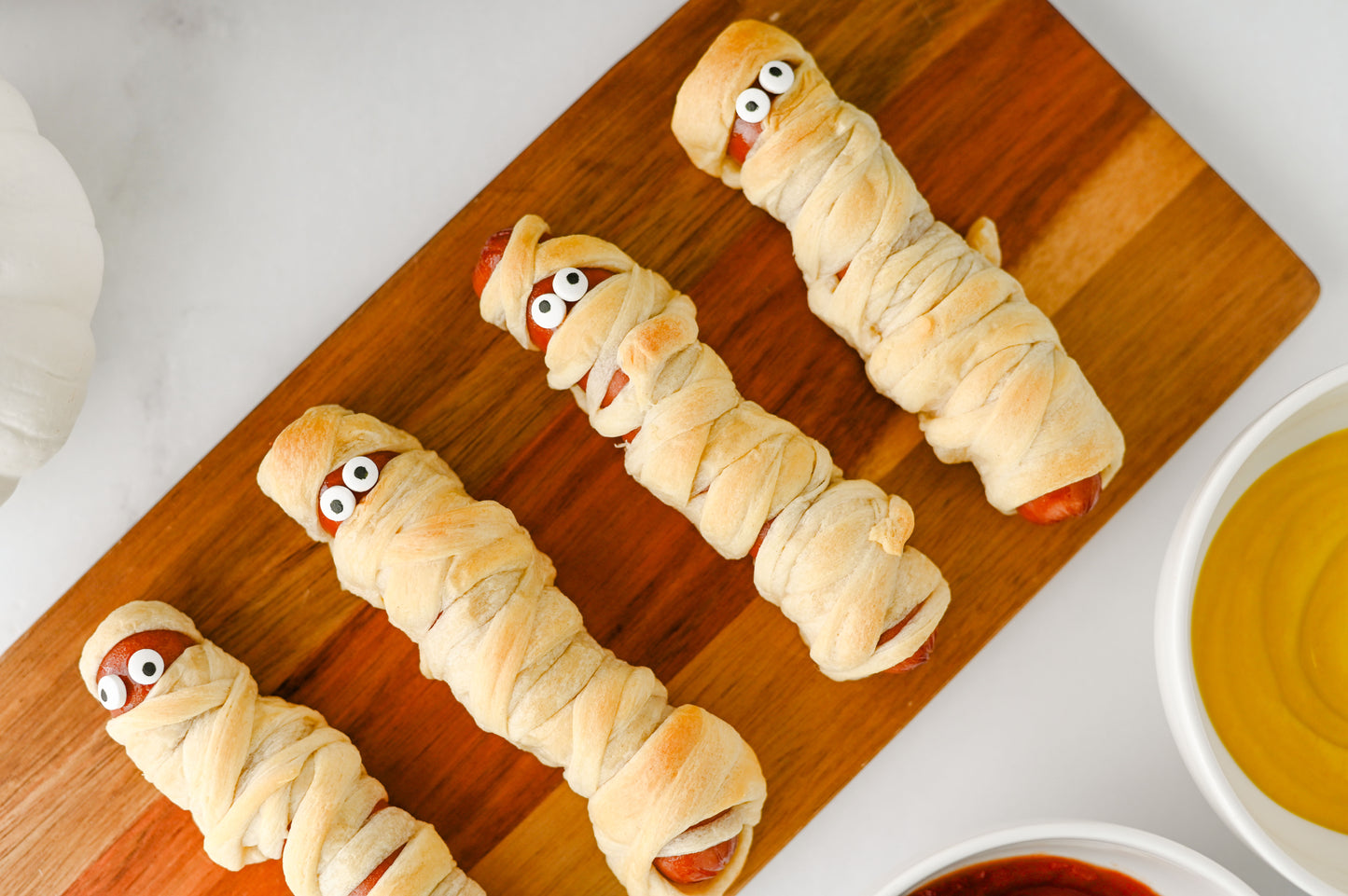 Mummy Hot Dogs Set #4
