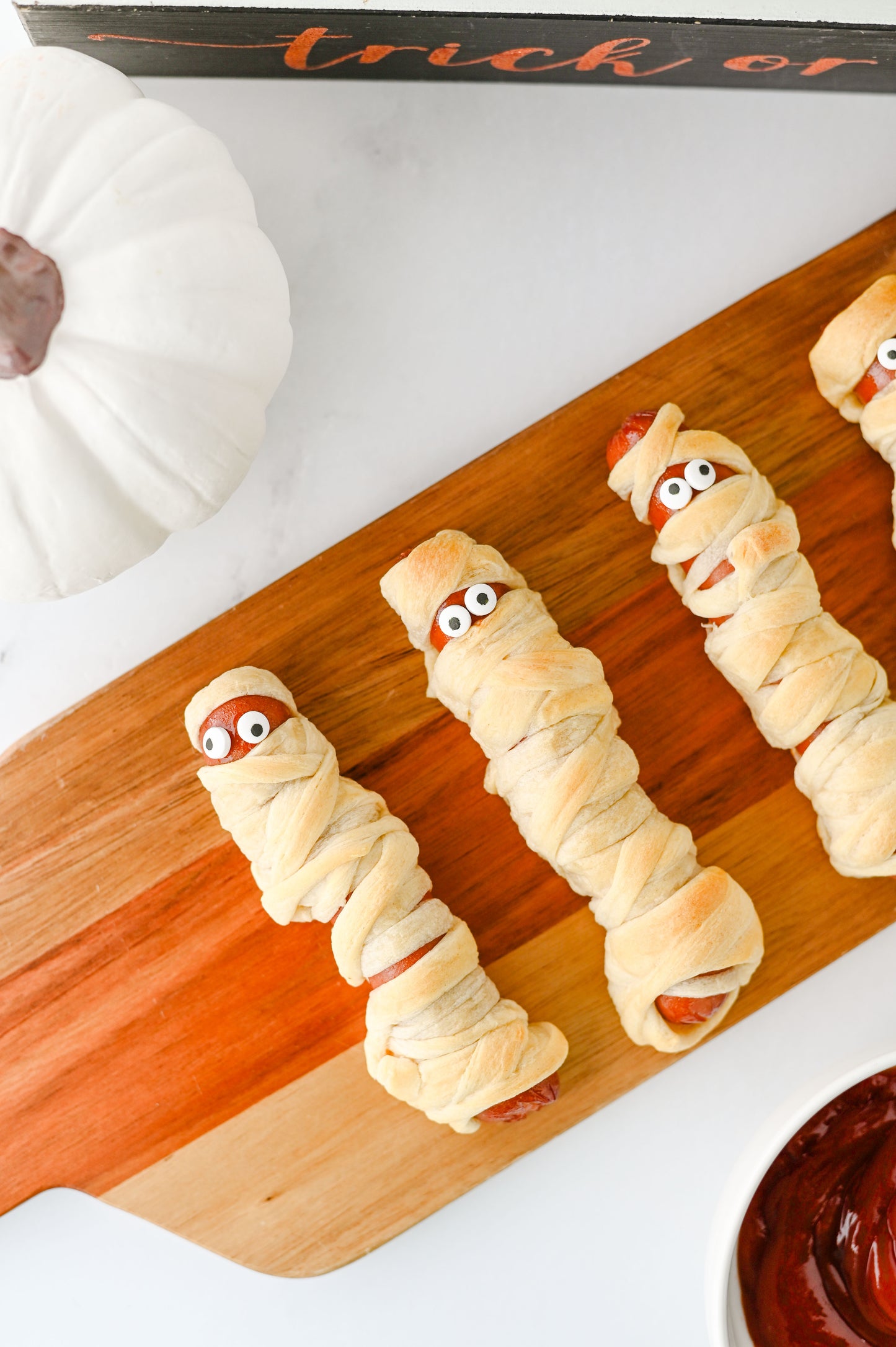 Mummy Hot Dogs Set #4